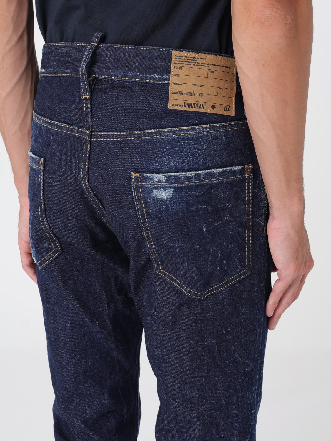 DSQUARED2 JEANS: Hose herren Dsquared2, Blau - Img 4