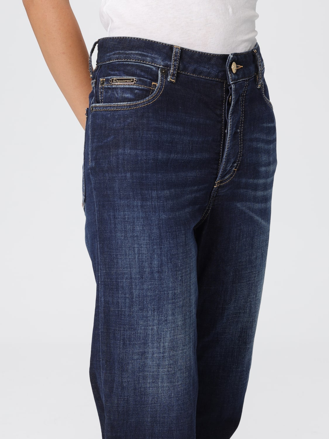 DSQUARED2 JEANS: Jeans woman Dsquared2, Blue - Img 4