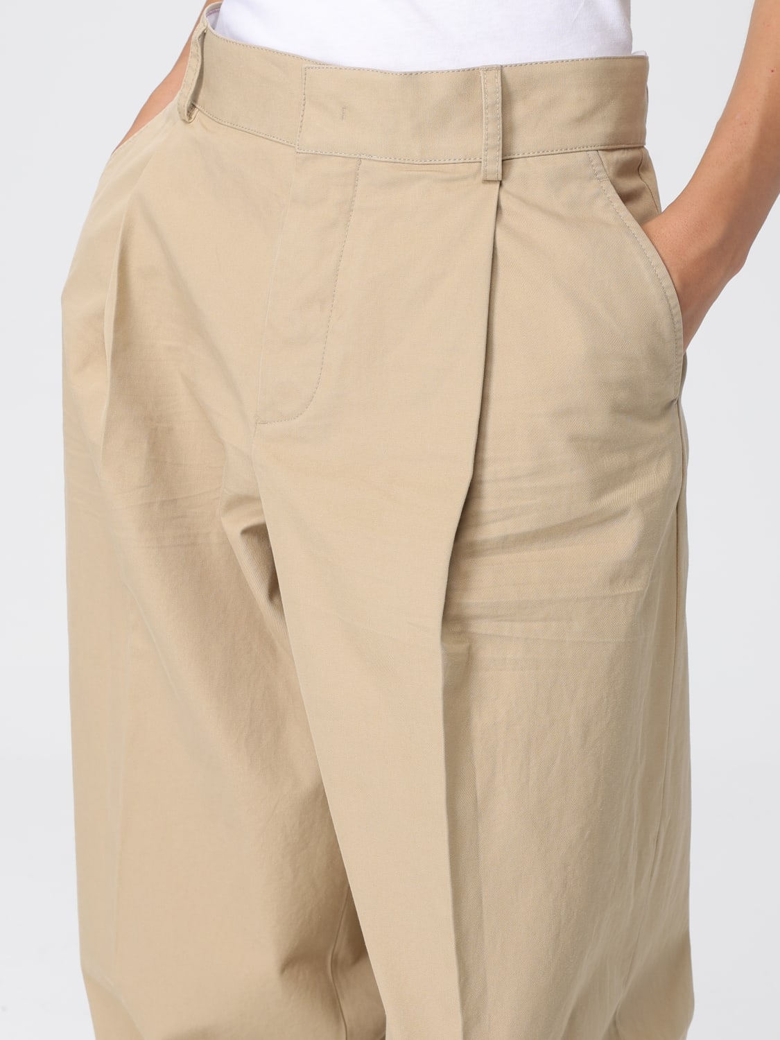 DSQUARED2 PANTALONES: Pantalón mujer Dsquared2, Beige - Img 4