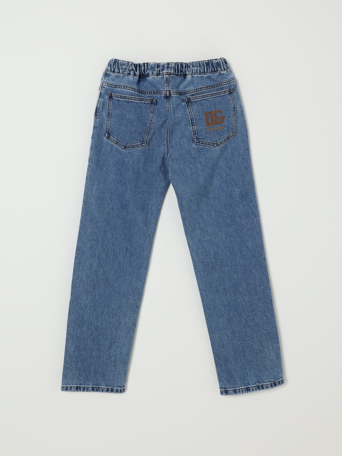 DOLCE & GABBANA JEANS: Jeans kids Dolce & Gabbana, Blue - Img 2
