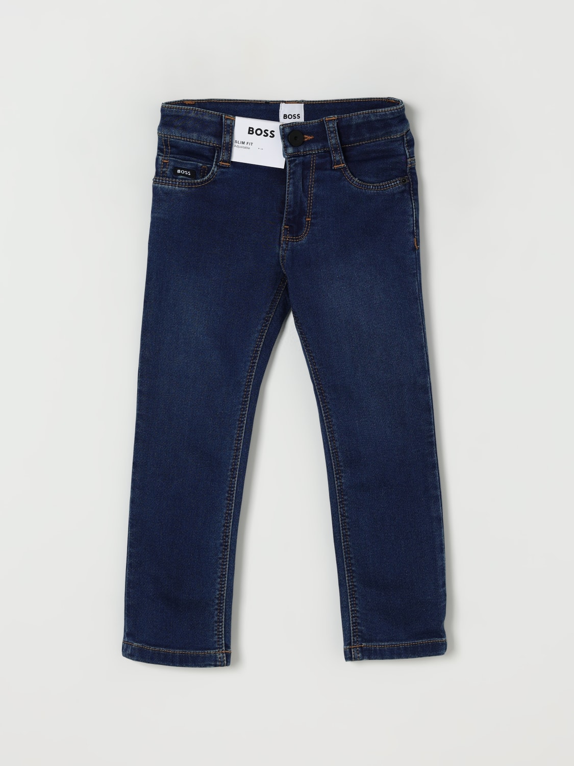 BOSS JEANS: Vaquero niños Boss, Gris - Img 1