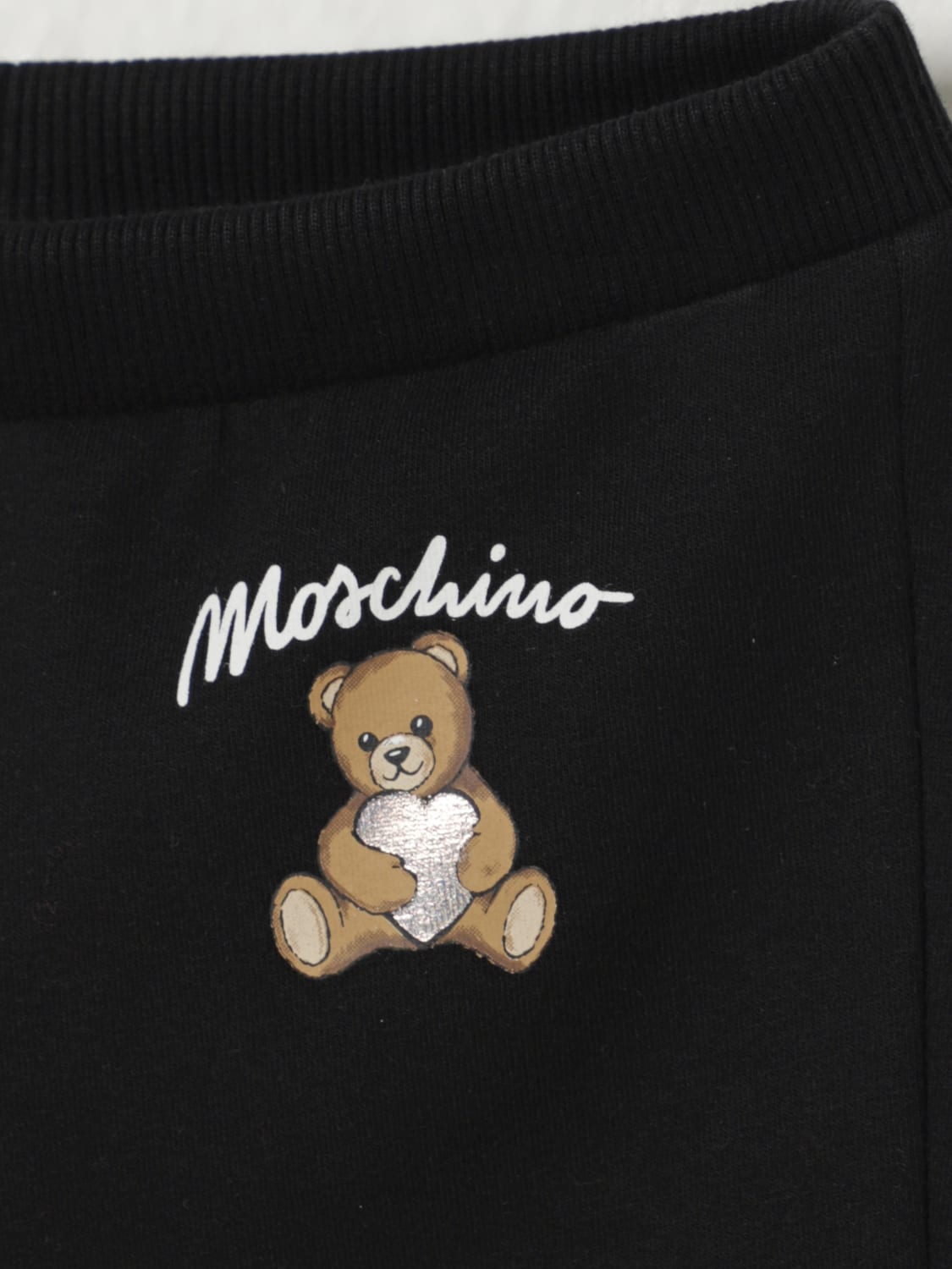 MOSCHINO HOSE: Hose kinder Moschino, Schwarz - Img 3