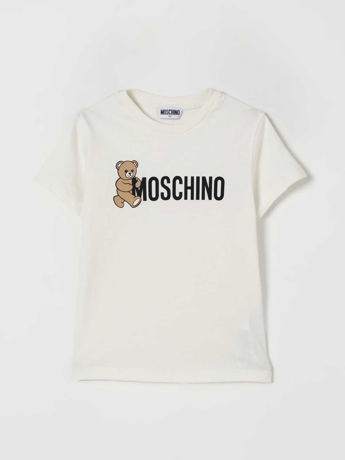 MOSCHINO T-SHIRT: T-shirt kids Moschino, White - Img 1