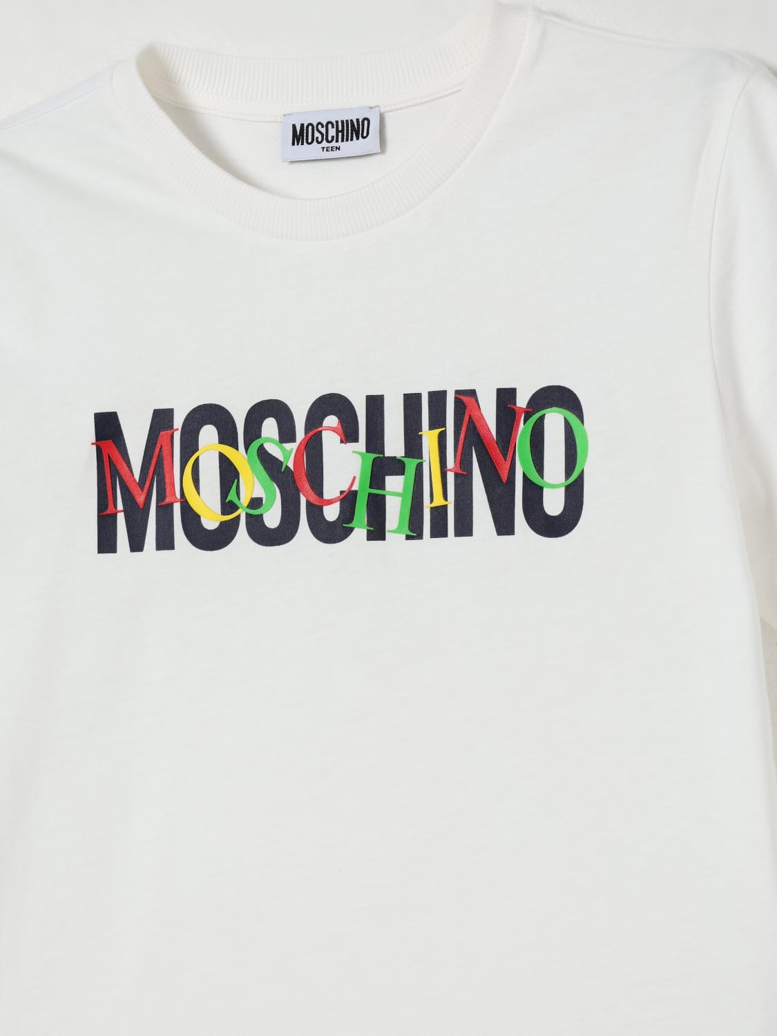 MOSCHINO T-SHIRT: T-shirt kids Moschino, White - Img 3