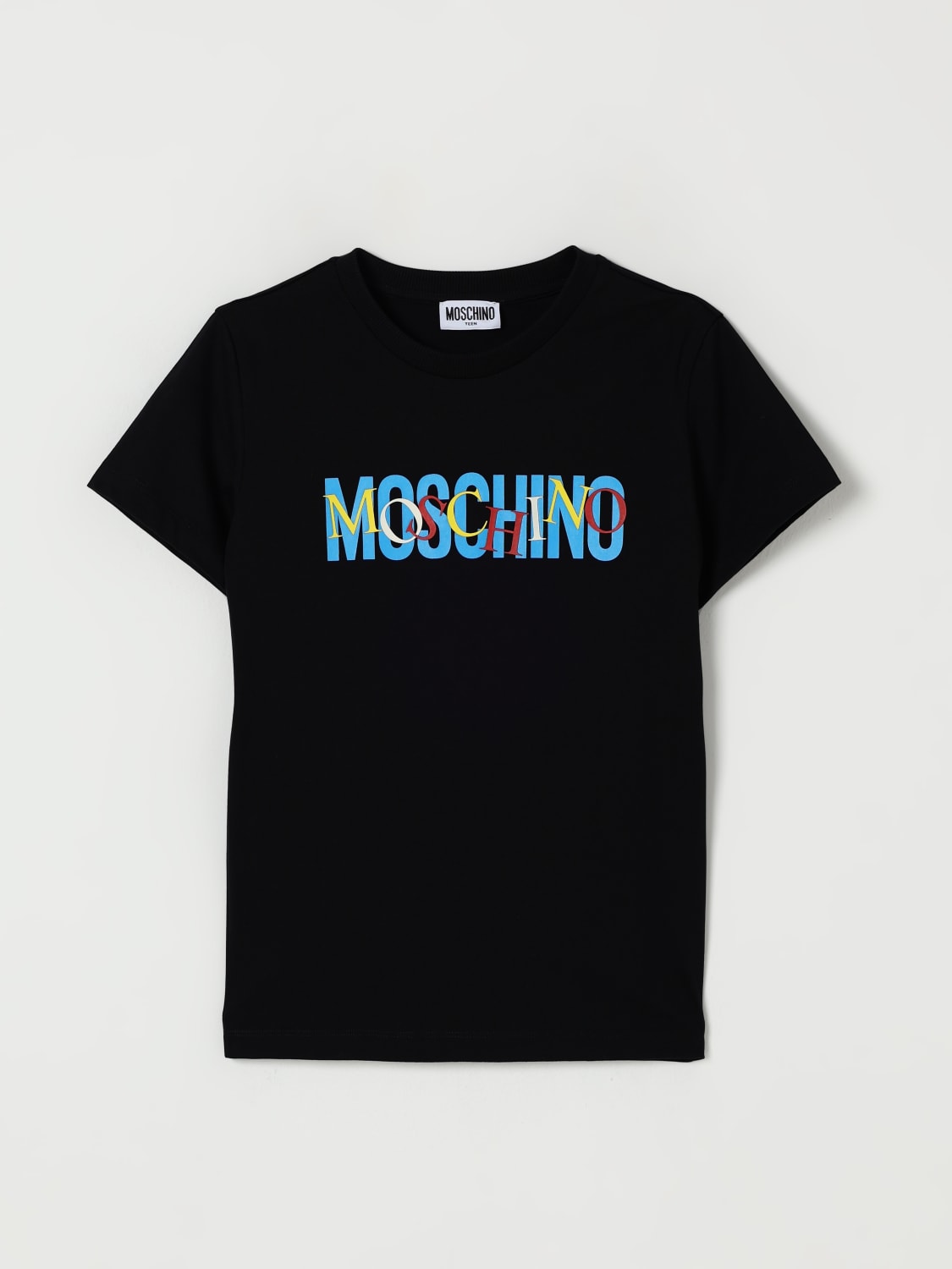 MOSCHINO T-SHIRT: T-shirt enfant Moschino, Noir - Img 1