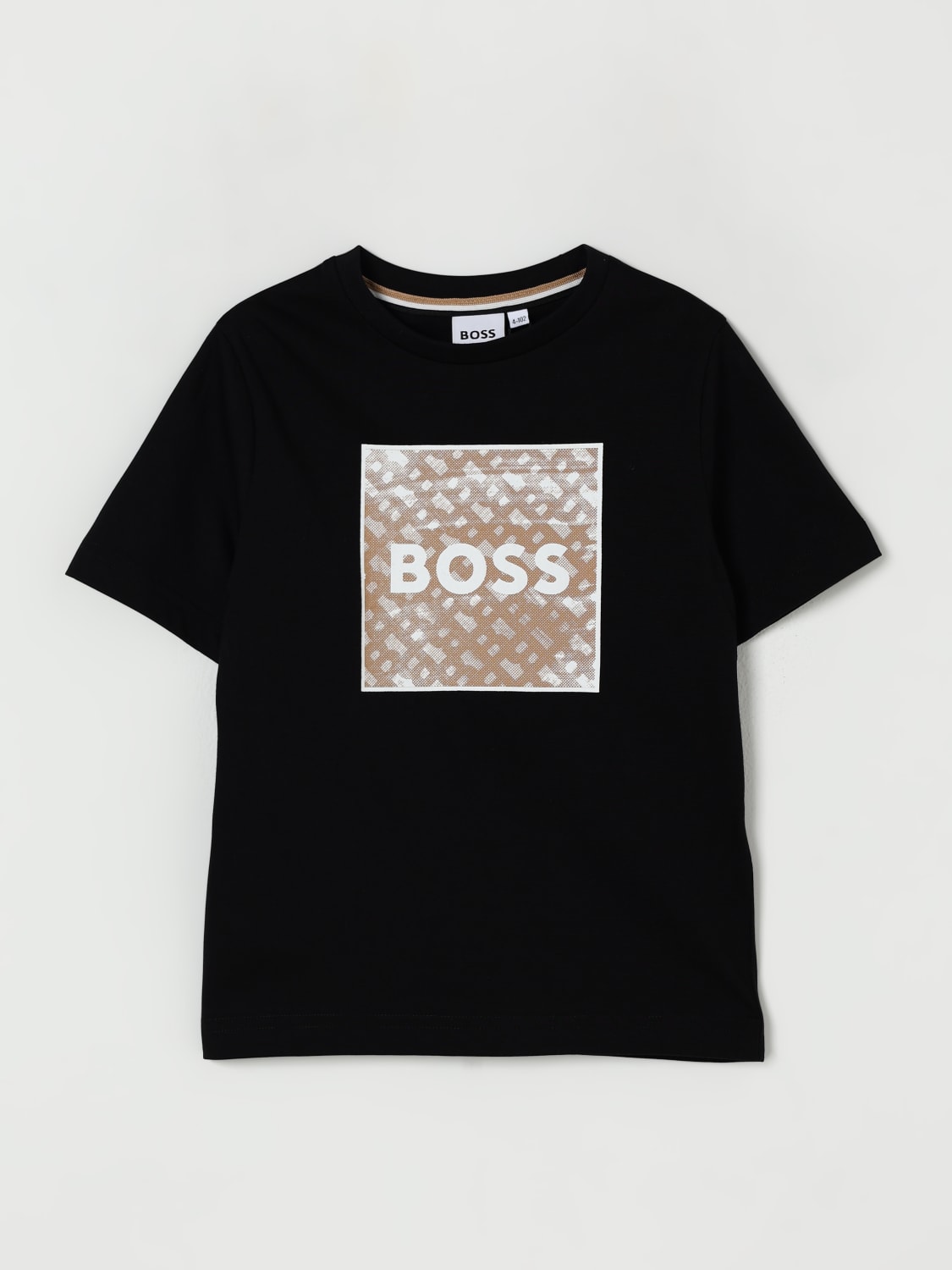 BOSS T-SHIRT: T-shirt Boss in cotone con logo , Nero - Img 1