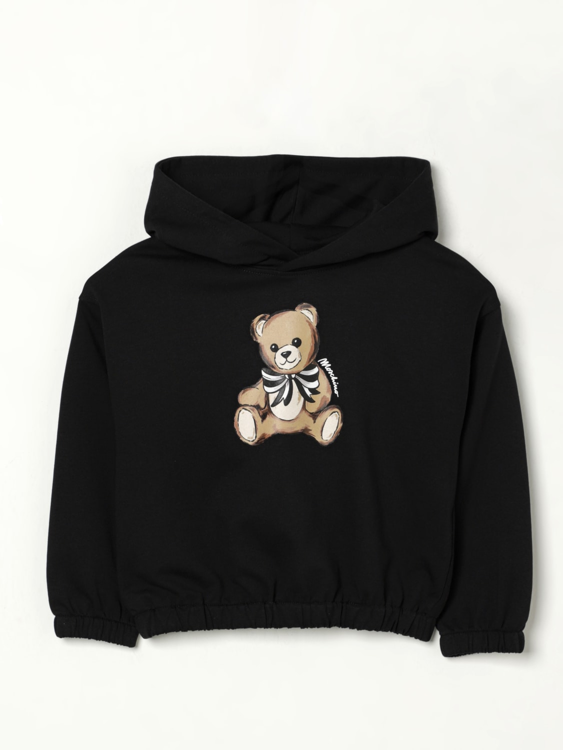 MOSCHINO PULLOVER: Pullover kinder Moschino, Schwarz - Img 1