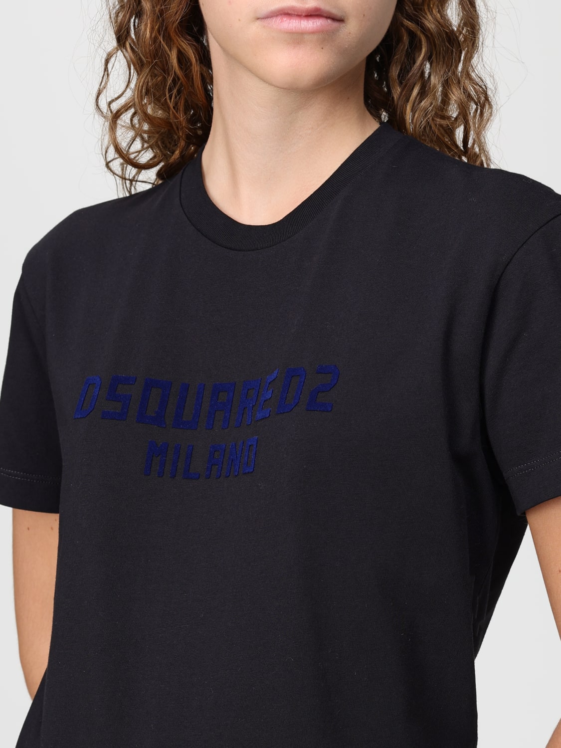 DSQUARED2 T-SHIRT: T-shirt woman Dsquared2, Black - Img 3