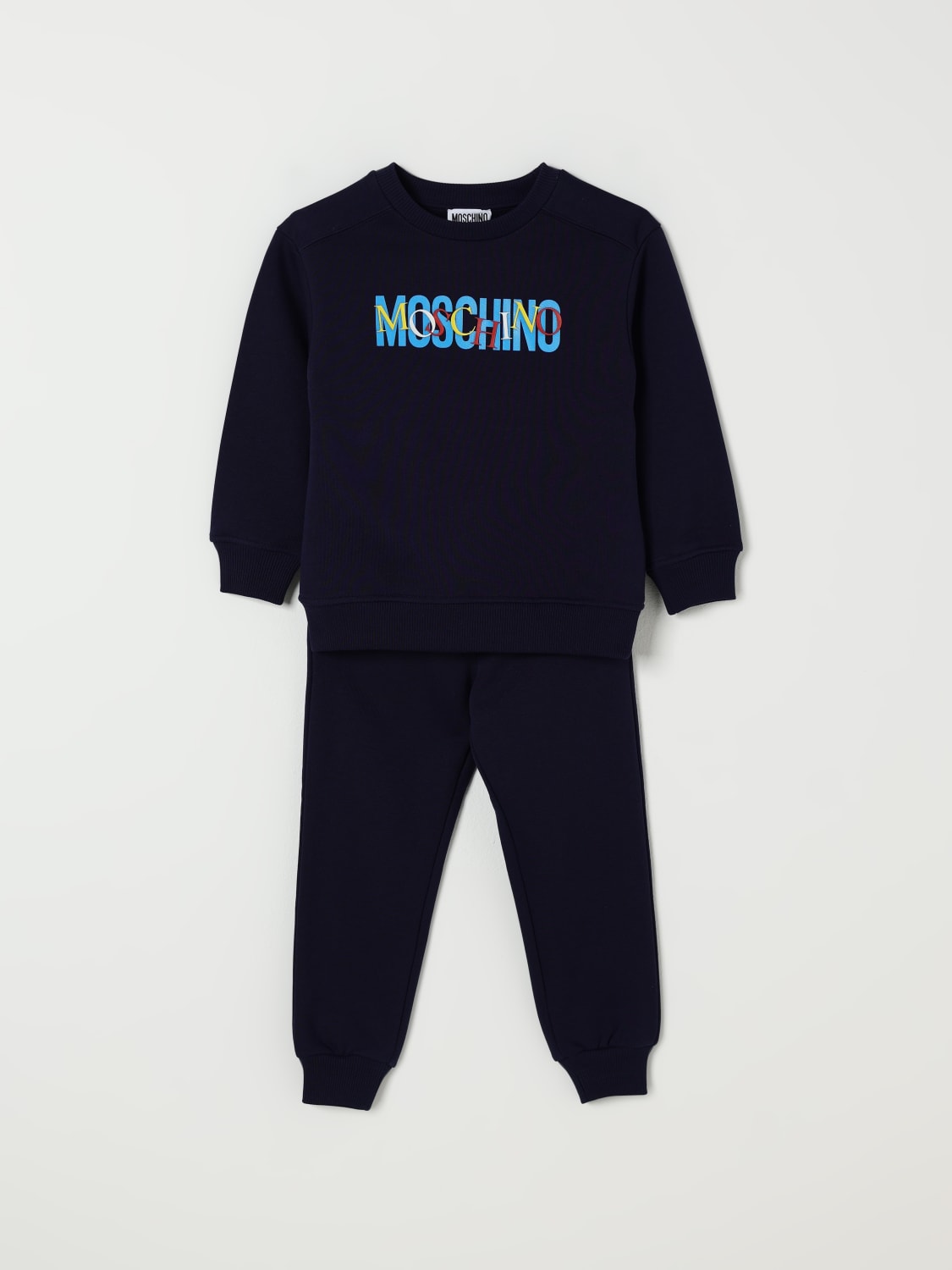 MOSCHINO CLOTHING SET: Suit kids Moschino, Blue - Img 1