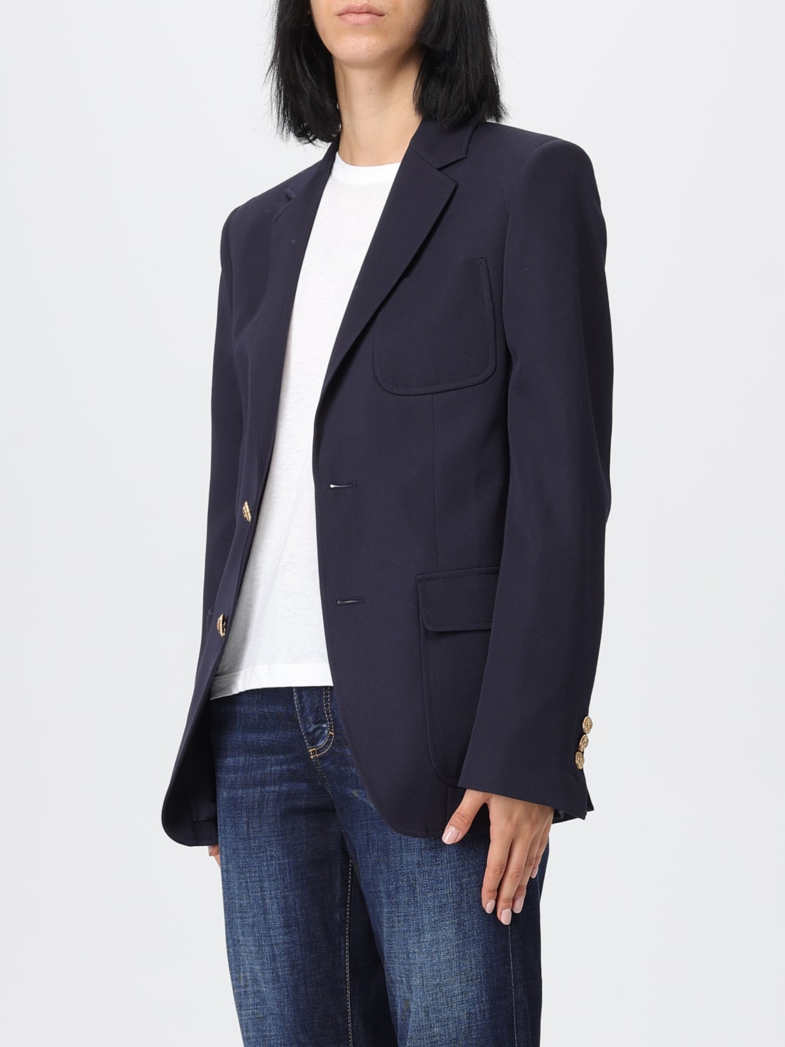 DSQUARED2 GIACCA: Giacca monopetto Dsquared2 in lana , Blue - Img 4