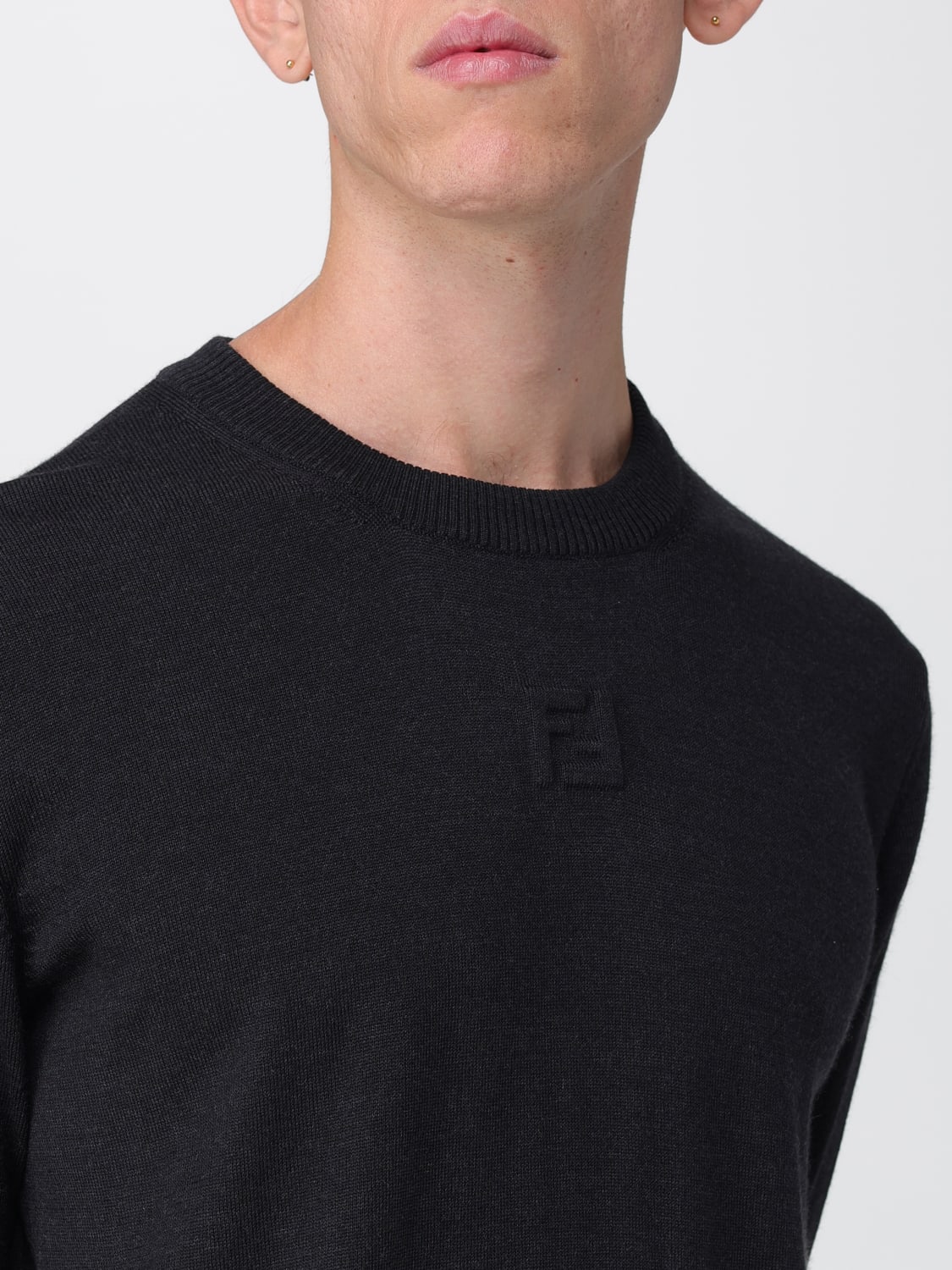 FENDI SWEATER: Sweater men Fendi, Red - Img 5