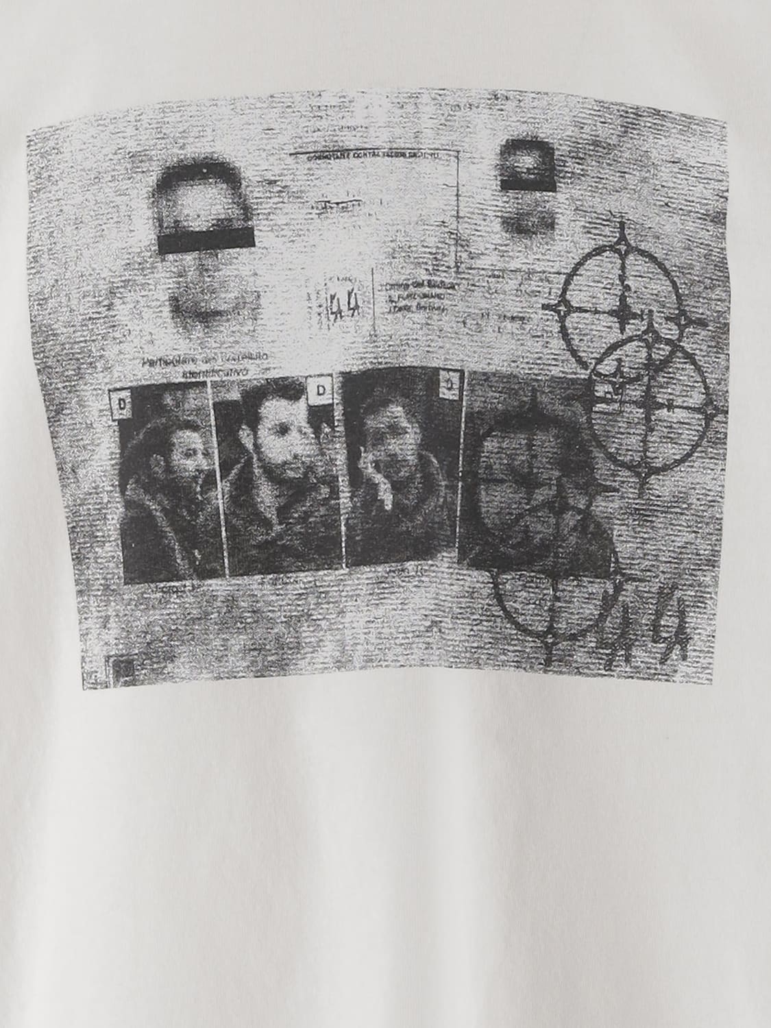 44 LABEL GROUP T-SHIRT: T-shirt men 44 Label Group, White 2 - Img 3