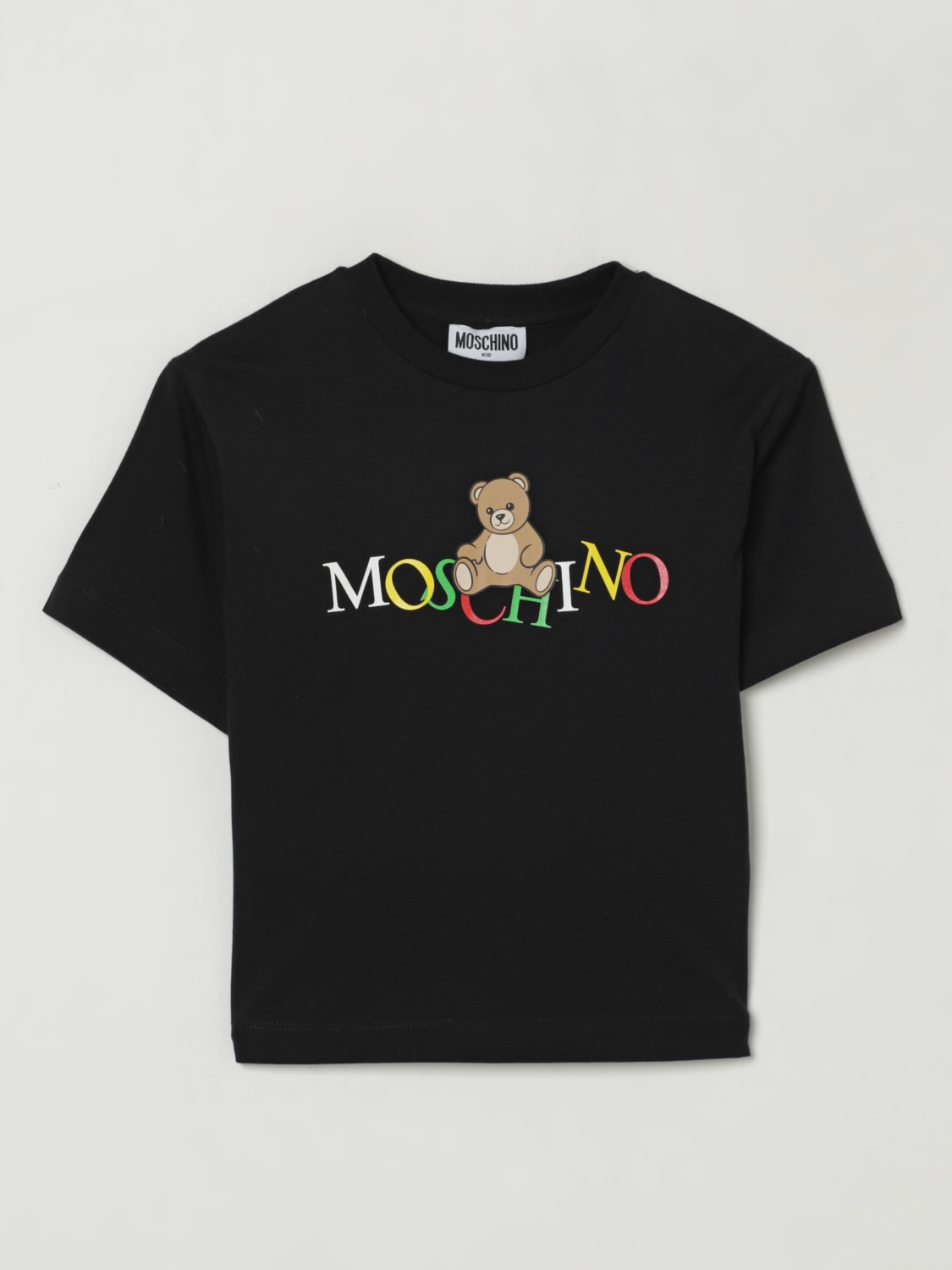 MOSCHINO T-SHIRT: T-shirt kids Moschino, Black - Img 1