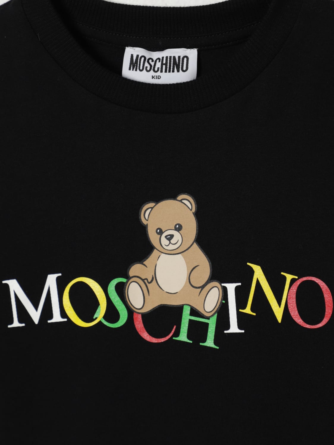 MOSCHINO T-SHIRT: T-shirt kids Moschino, Black - Img 3