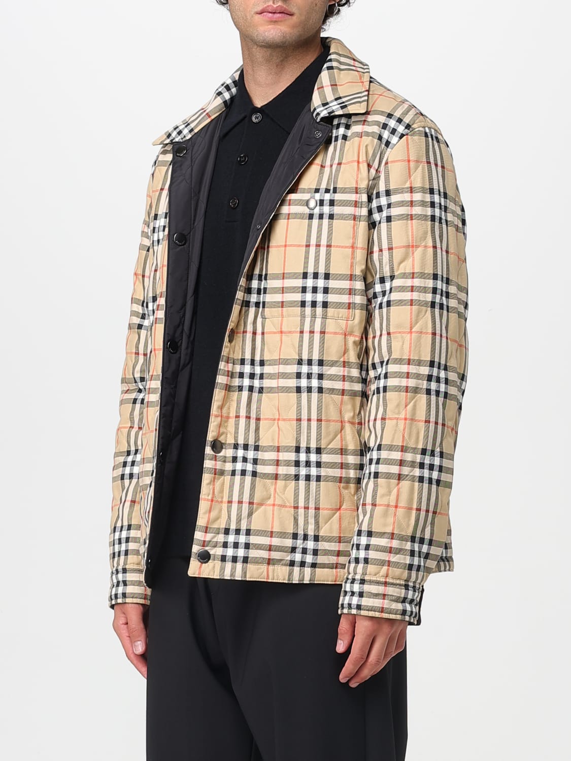 BURBERRY: Jacket men - Black | Burberry jacket 8110270 online at