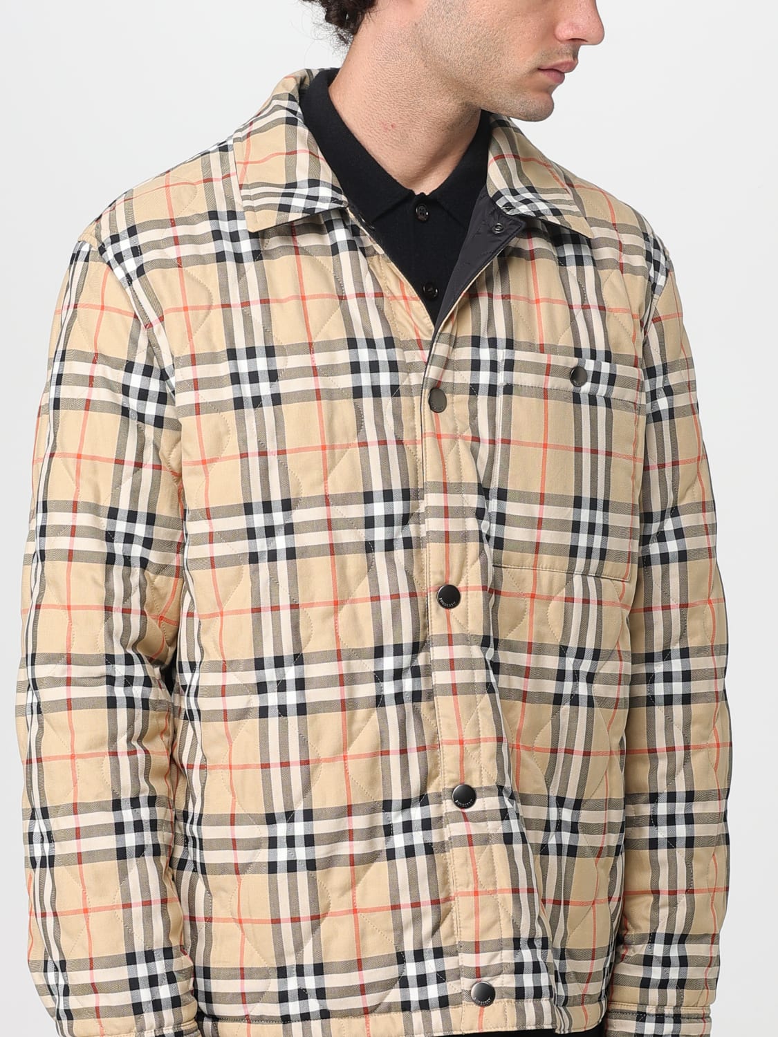 BURBERRY: Jacket men - Black | Burberry jacket 8110270 online at