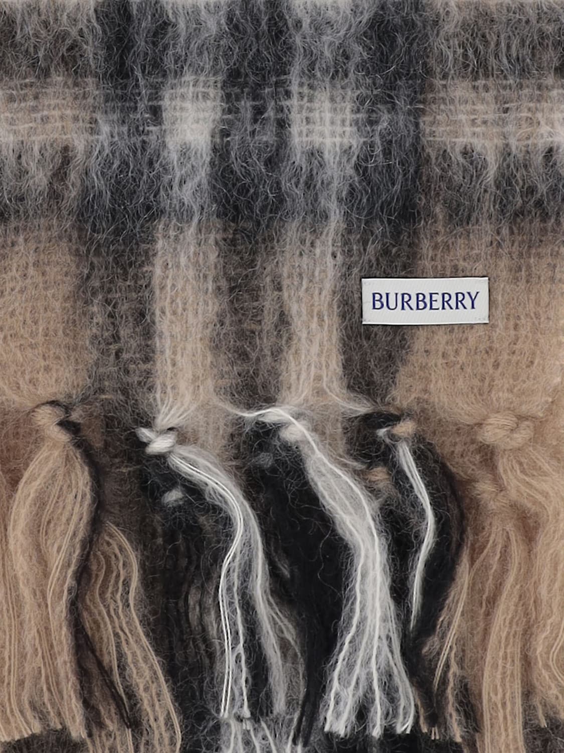 BURBERRY SCARF: Scarf men Burberry, Beige - Img 3