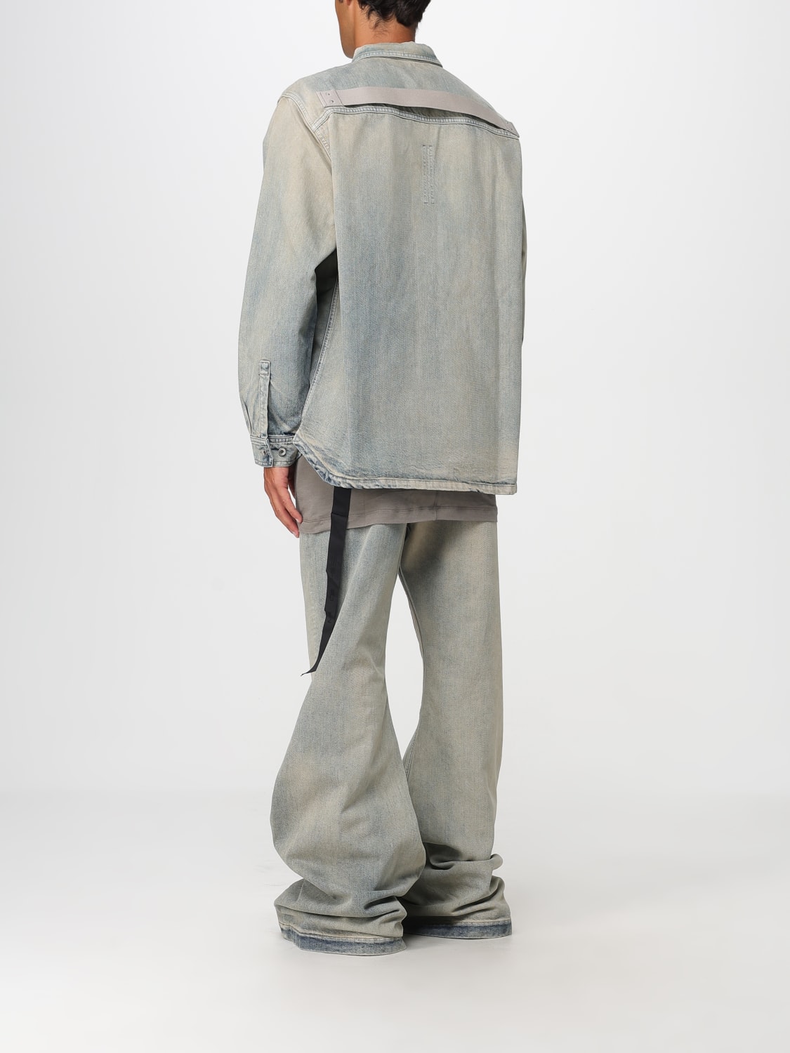 RICK OWENS DRKSHDW JACKET: Jacket men Rick Owens Drkshdw, Denim - Img 3