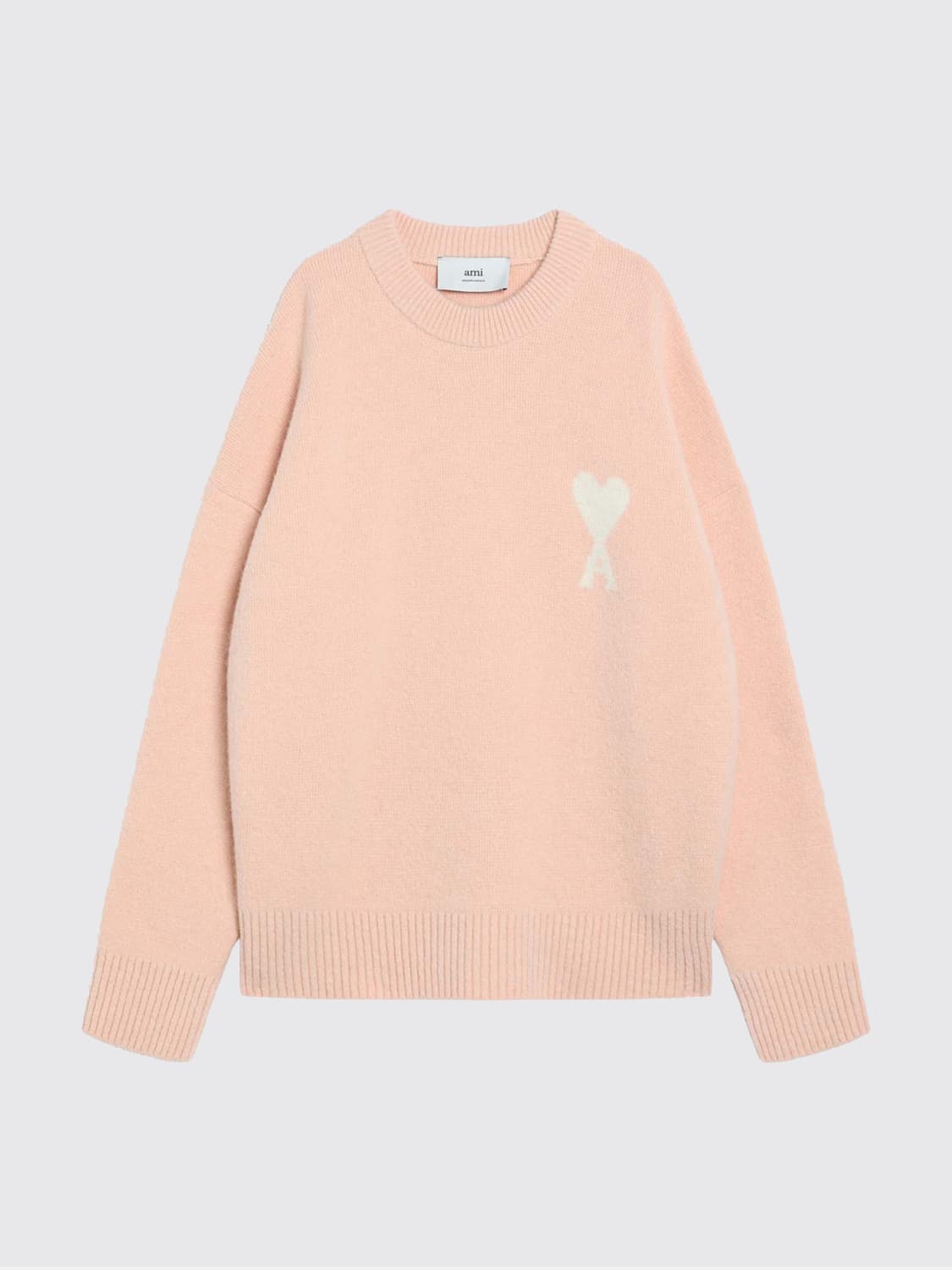AMI PARIS SWEATER: Sweater men Ami Paris, Pink - Img 1
