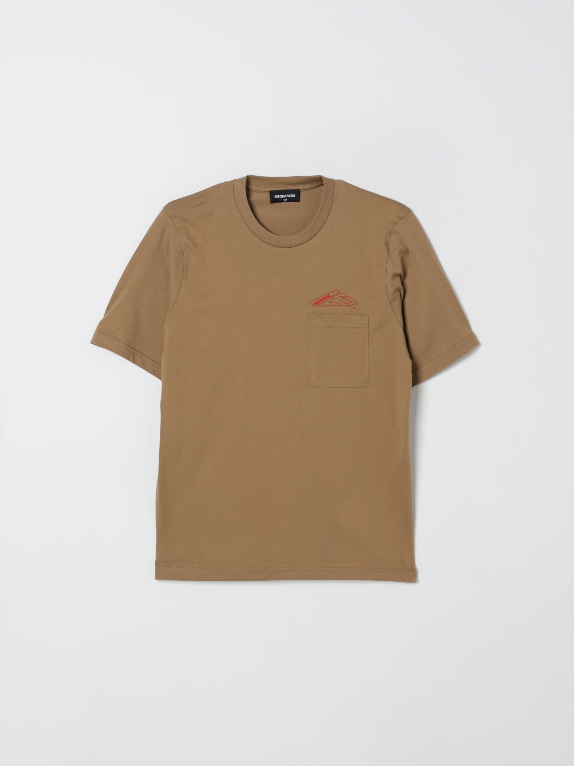 DSQUARED2 T-SHIRT: T-shirt kids Dsquared2, Camel - Img 1
