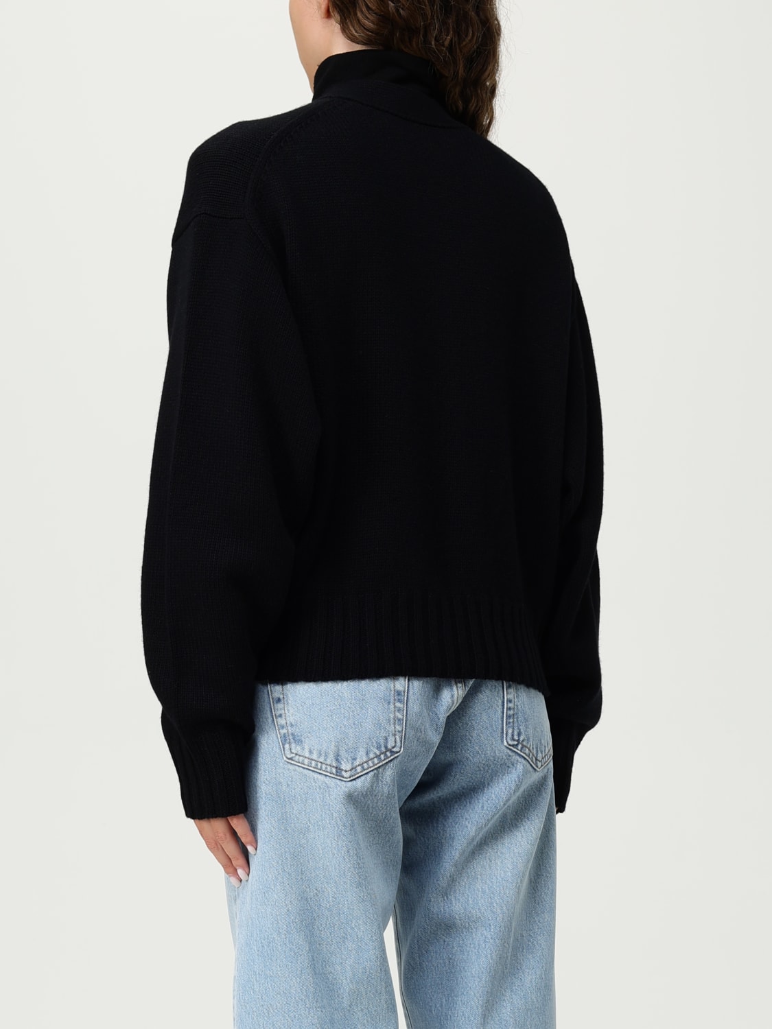 ALLUDE JERSEY: Cárdigan mujer Allude, Negro - Img 2