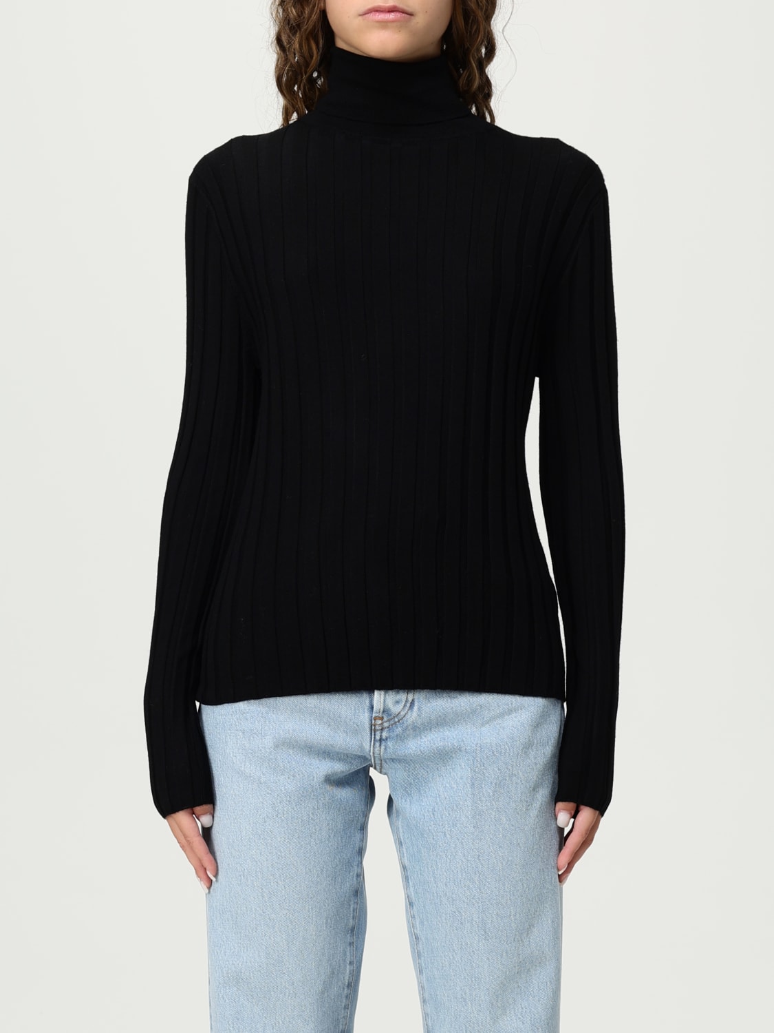 ALLUDE SWEATER: Sweater woman Allude, Black - Img 1