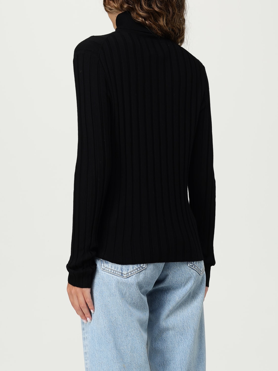 ALLUDE SWEATER: Sweater woman Allude, Black - Img 2