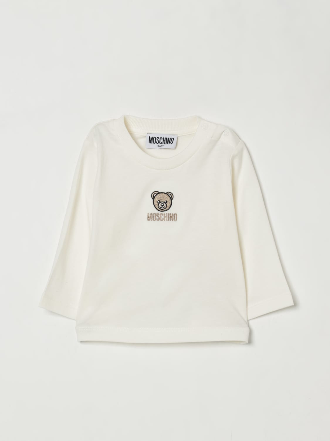 MOSCHINO T-SHIRT: T-shirt kids Moschino, White - Img 1