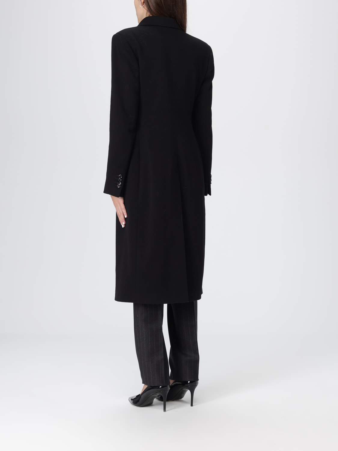 TAGLIATORE 大衣: 大衣 女士 Tagliatore, 黑色 - Img 3