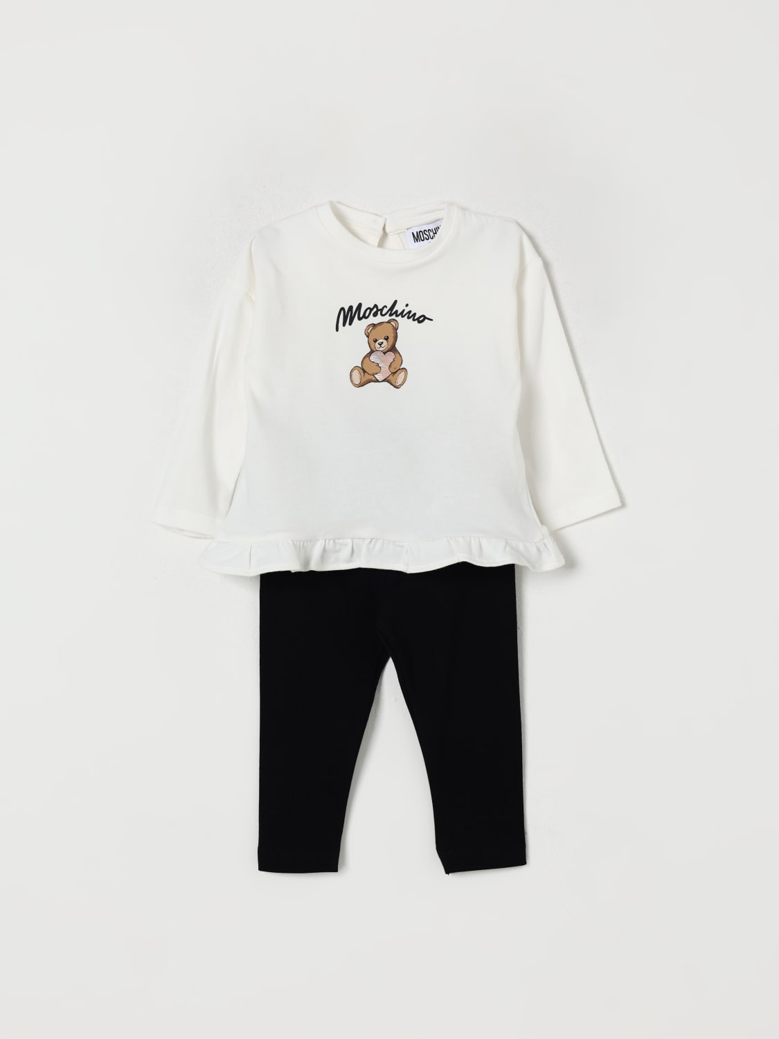 MOSCHINO JUMPSUIT: Jumpsuit kids Moschino, White - Img 1