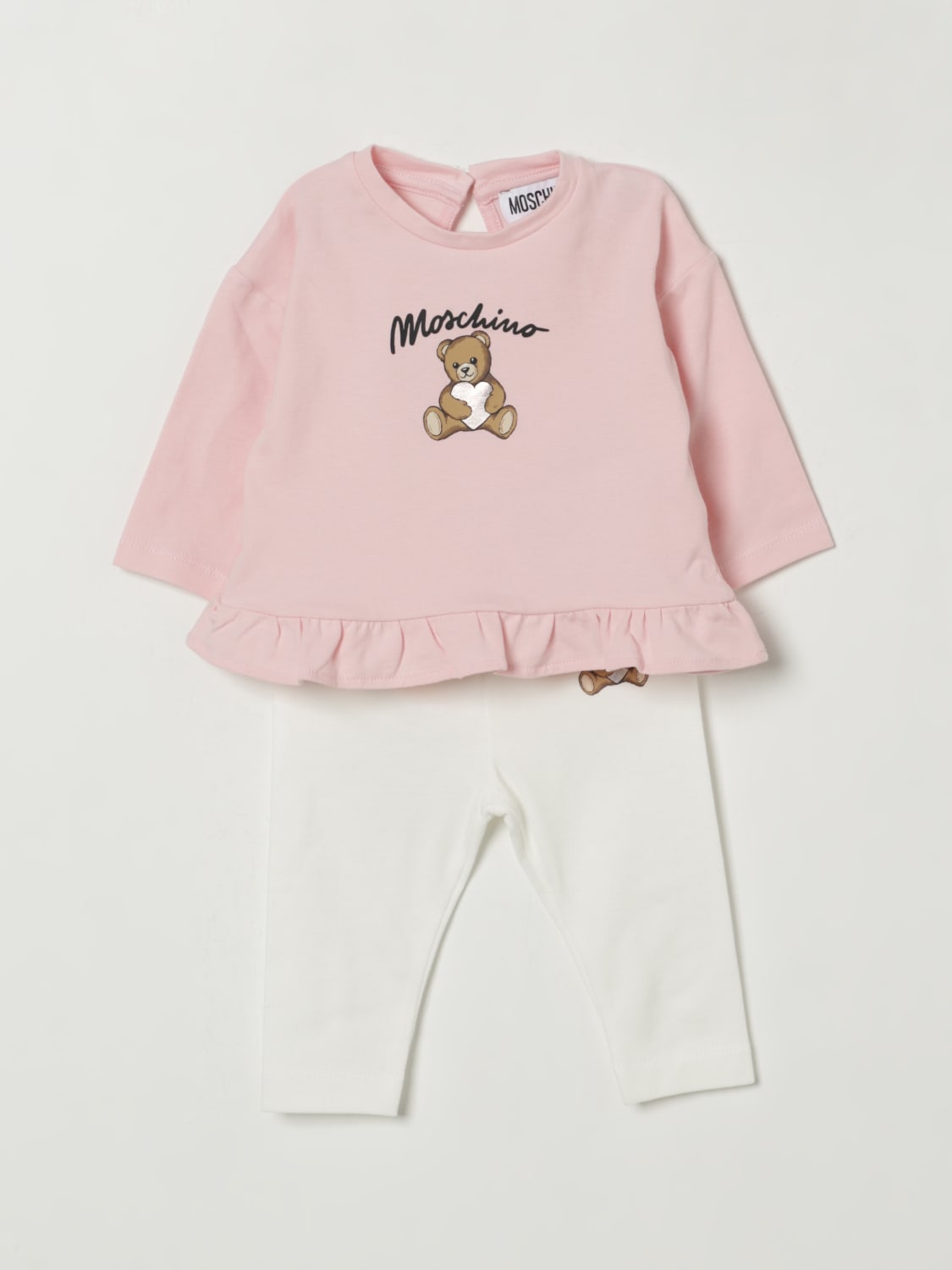 MOSCHINO JUMPSUIT: Jumpsuit kids Moschino, Pink - Img 1