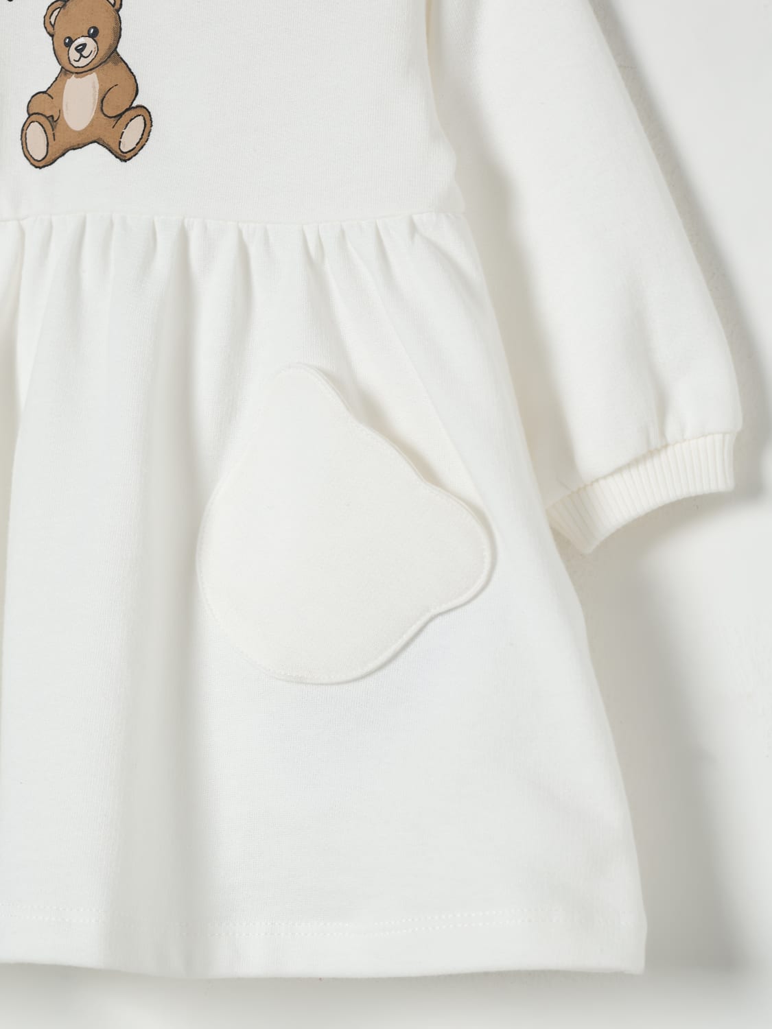 MOSCHINO ROMPER: Romper kids Moschino, White - Img 3