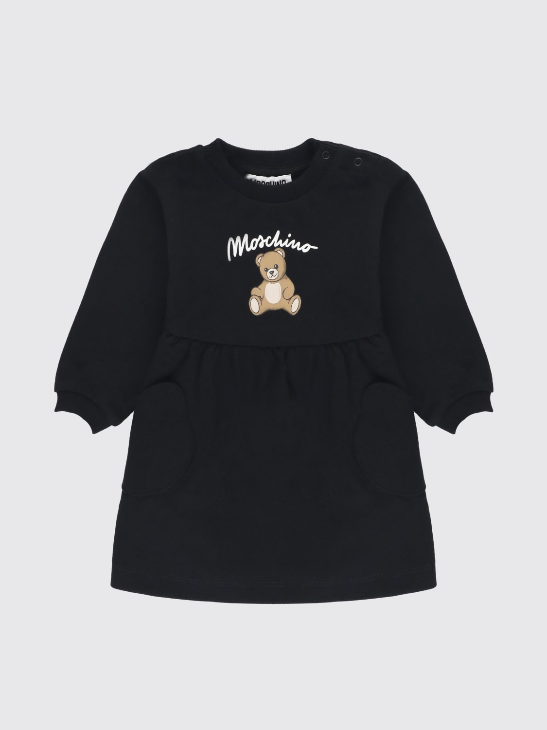 MOSCHINO ROMPER: Romper kids Moschino, Black - Img 1