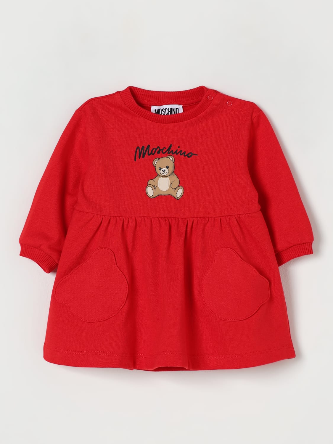 MOSCHINO ROMPER: Romper kids Moschino, Red - Img 1