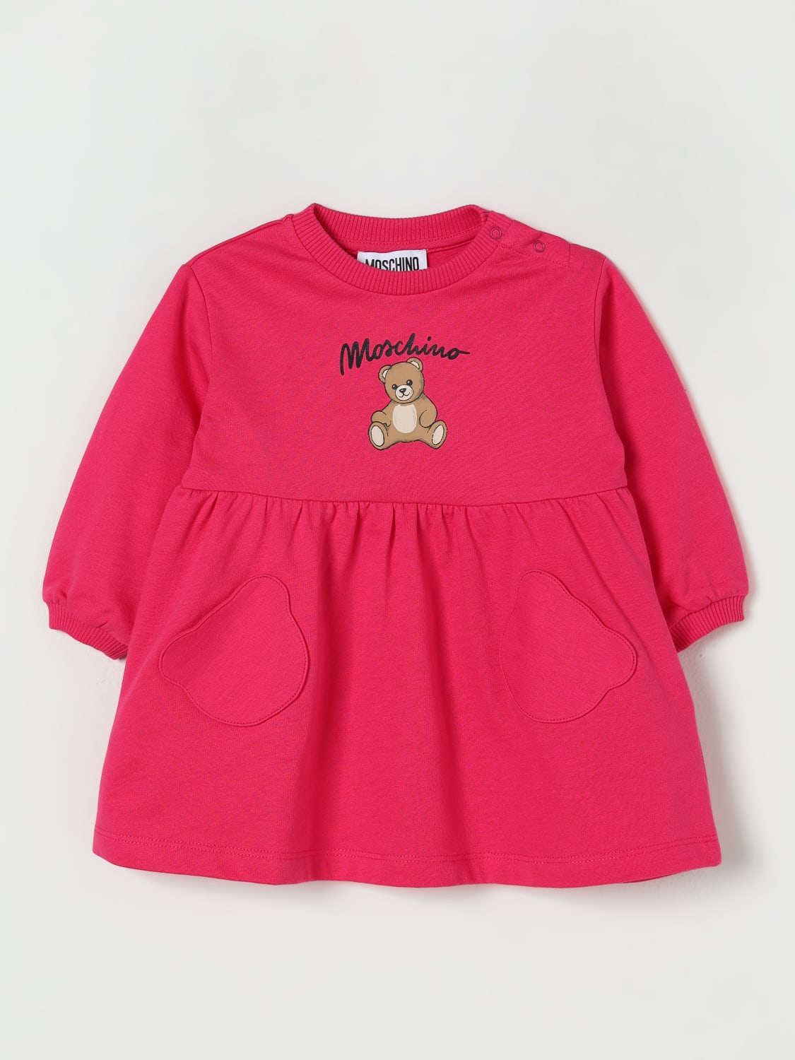 MOSCHINO ROMPER: Romper kids Moschino, Raspberry - Img 1
