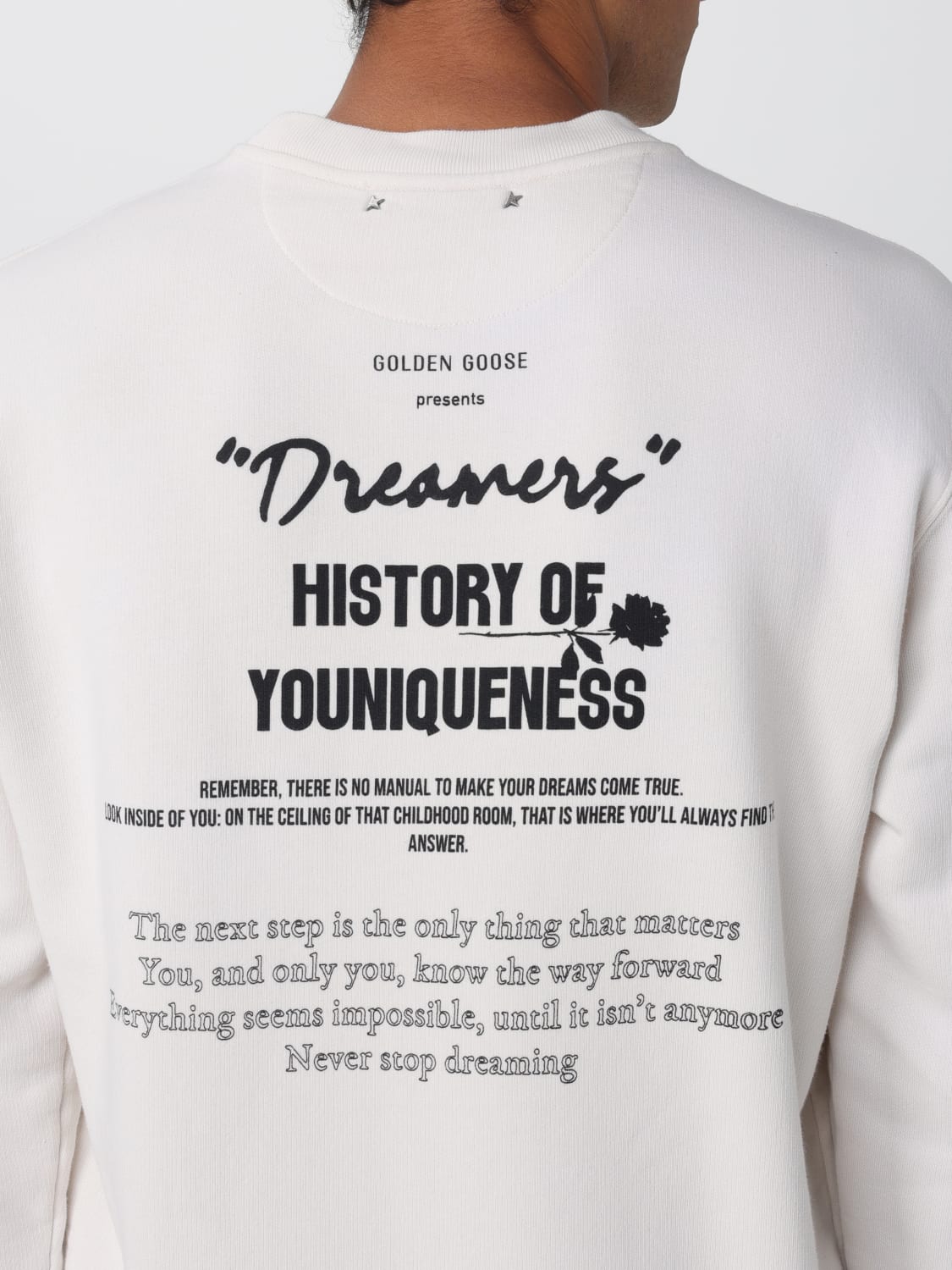 GOLDEN GOOSE SWEATSHIRT: Sweater men Golden Goose, White - Img 4