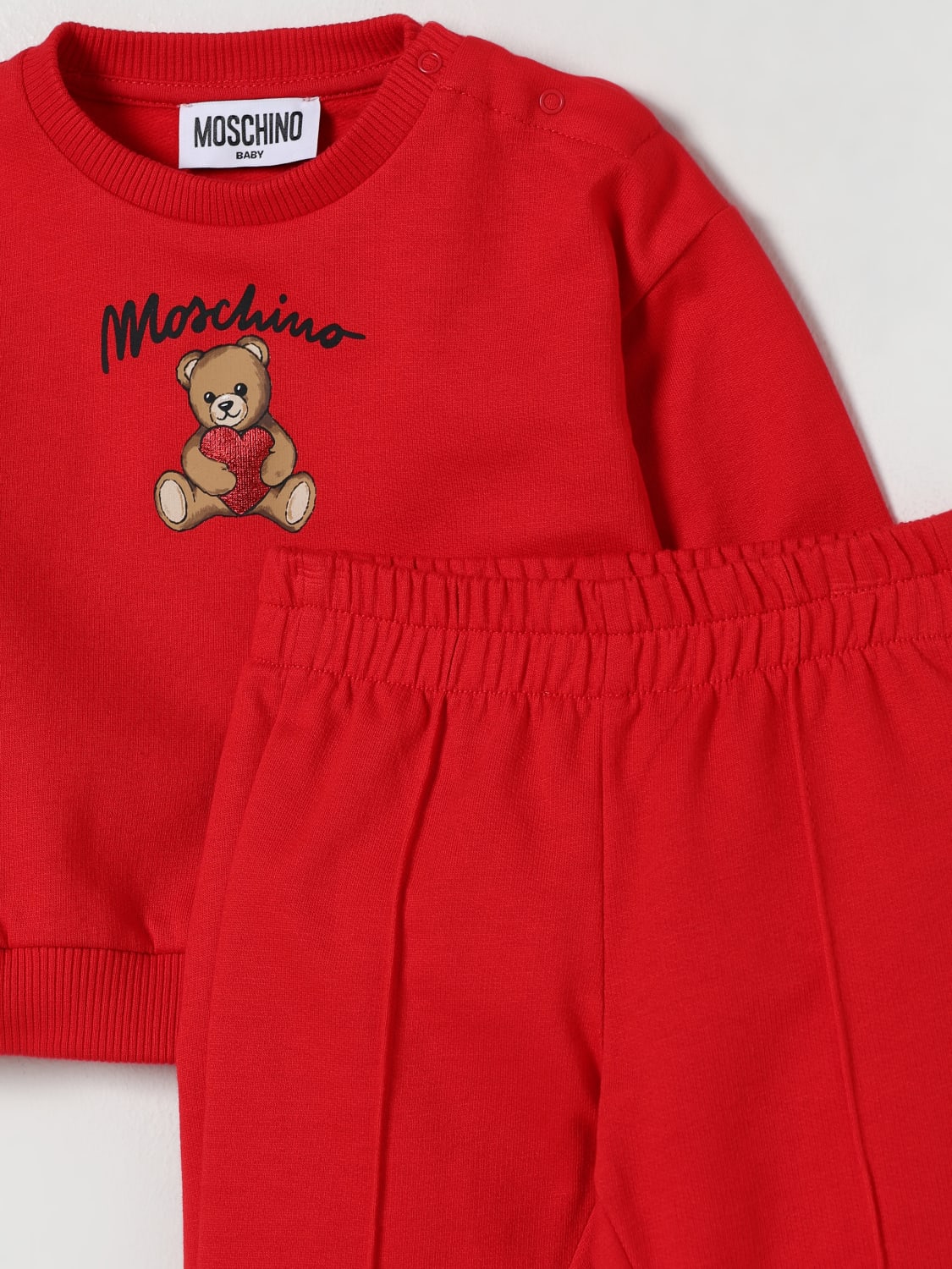 MOSCHINO JUMPSUIT: Jumpsuit kids Moschino, Red - Img 3