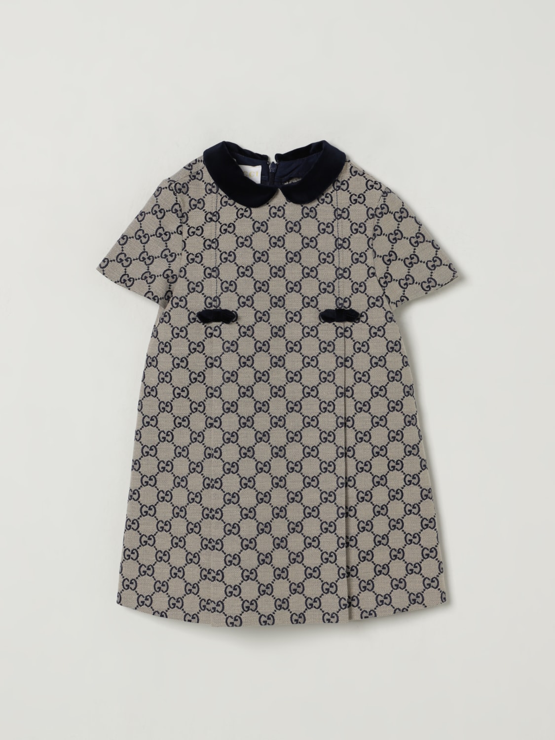 GUCCI ROMPER: Romper kids Gucci, Beige - Img 1