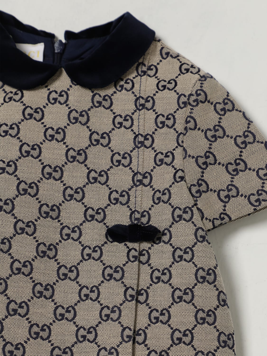 GUCCI ROMPER: Romper kids Gucci, Beige - Img 3