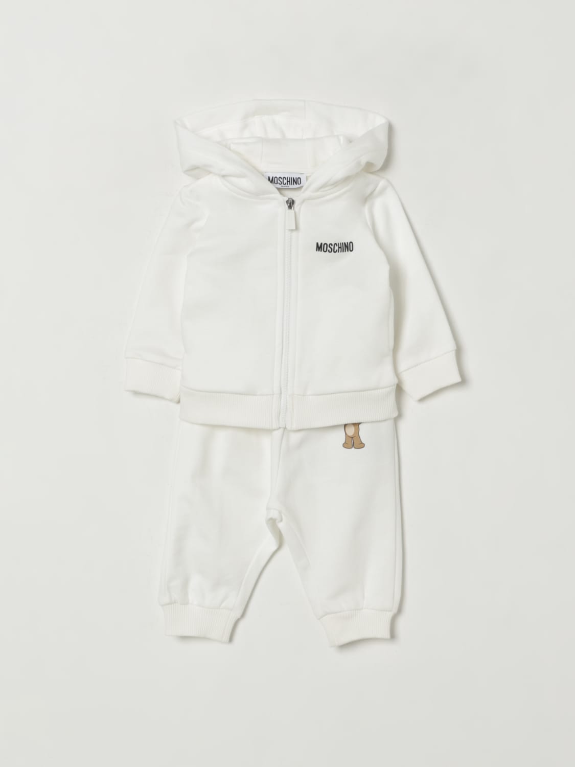 MOSCHINO JUMPSUIT: Tracksuits kids Moschino, White - Img 1