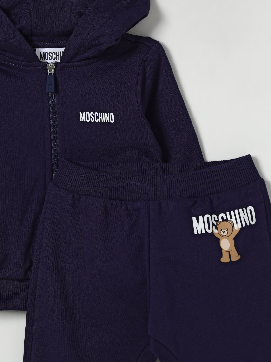 MOSCHINO JUMPSUIT: Tracksuits kids Moschino, Blue - Img 3
