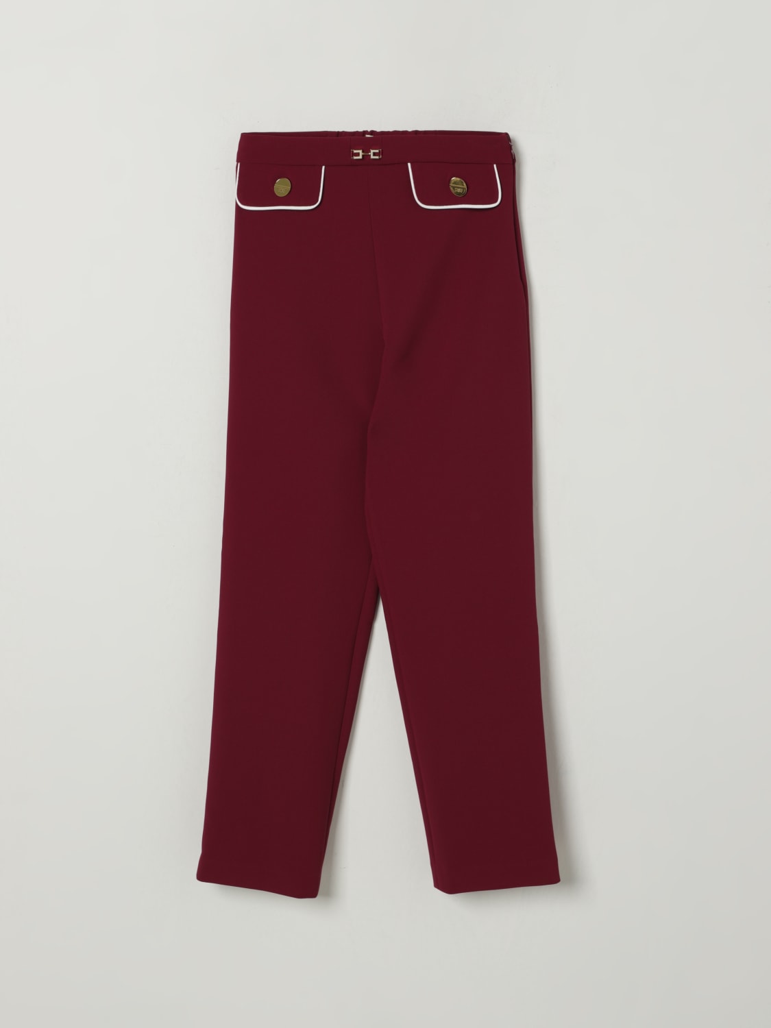 ELISABETTA FRANCHI LA MIA BAMBINA PANTS: Pants kids Elisabetta Franchi La Mia Bambina, Cherry - Img 1
