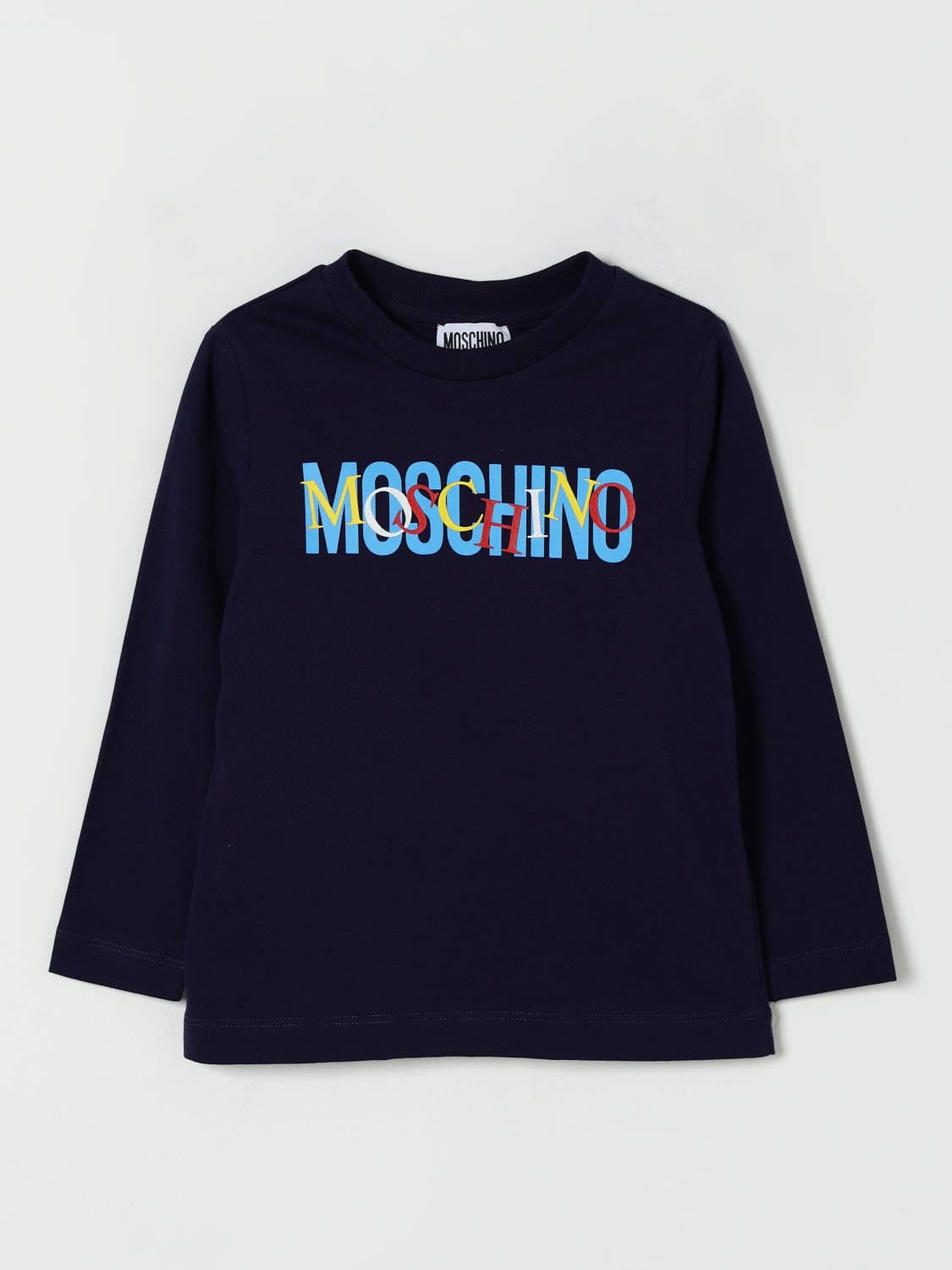 MOSCHINO T-SHIRT: T-shirt kids Moschino, Blue - Img 1