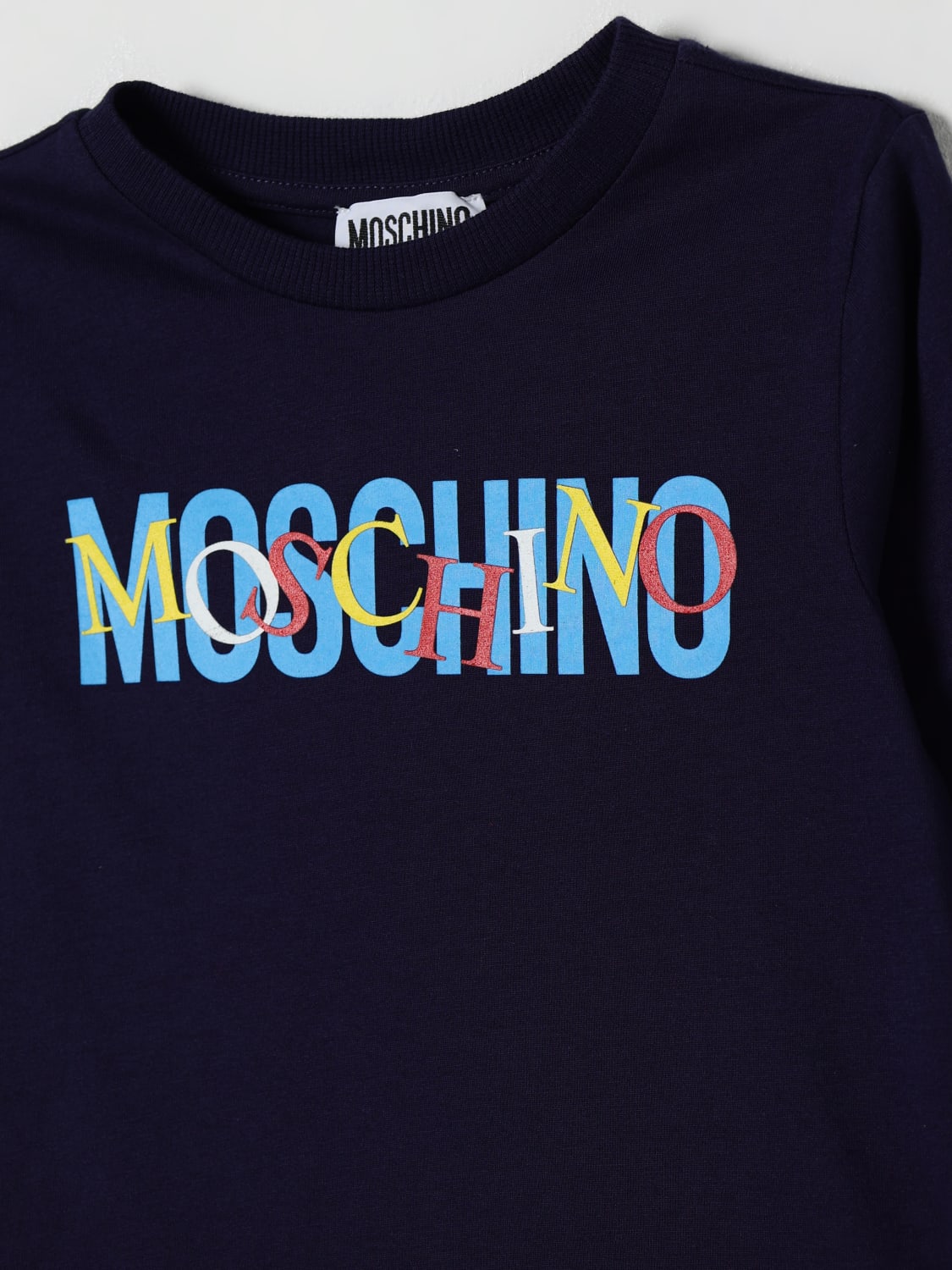 MOSCHINO T-SHIRT: T-shirt kids Moschino, Blue - Img 3