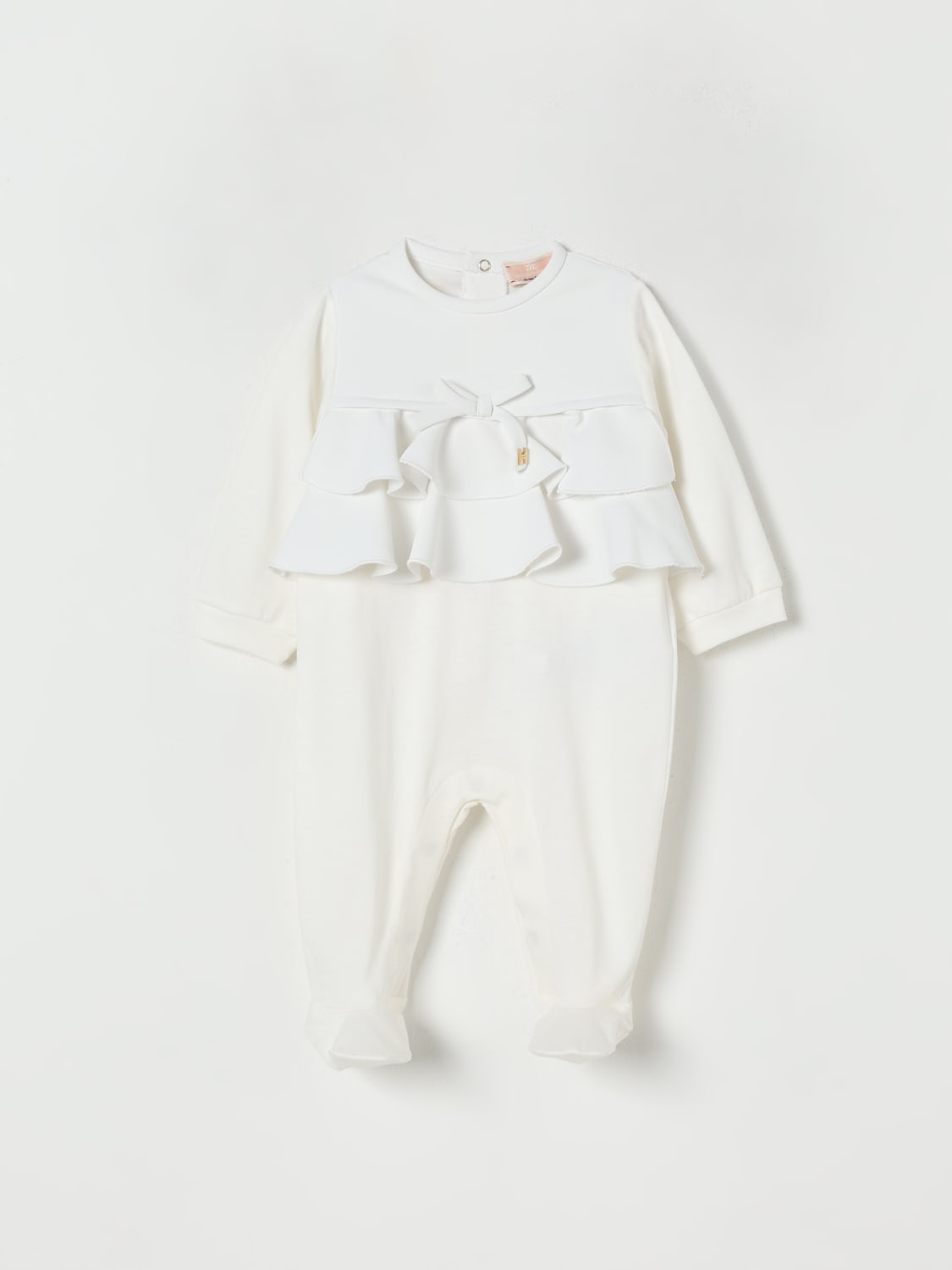 ELISABETTA FRANCHI LA MIA BAMBINA КОМПЛЕКТ: Комплект Детское Elisabetta Franchi La Mia Bambina, Белый - Img 1