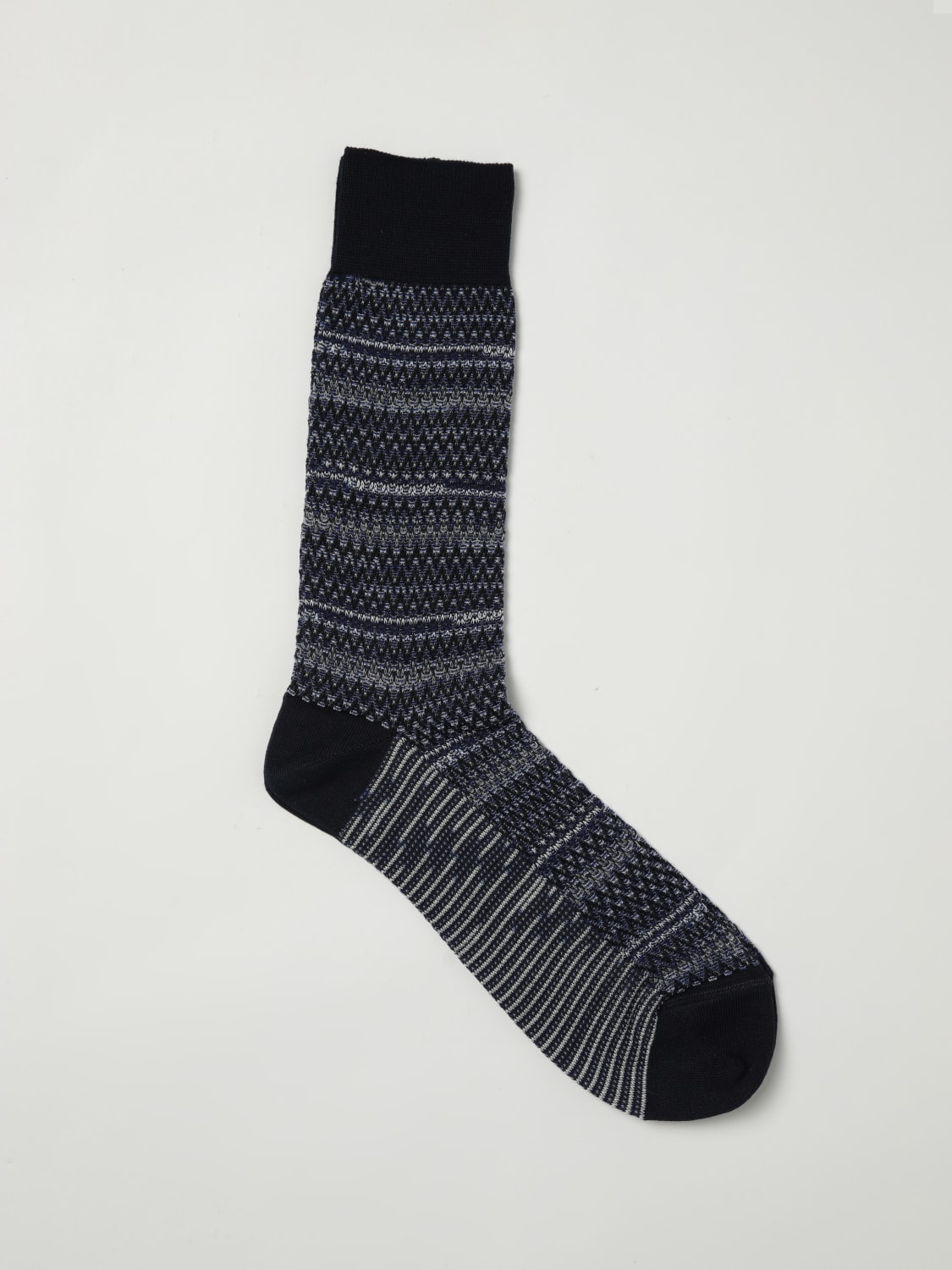MISSONI SOCKS: Socks men Missoni, Black - Img 1