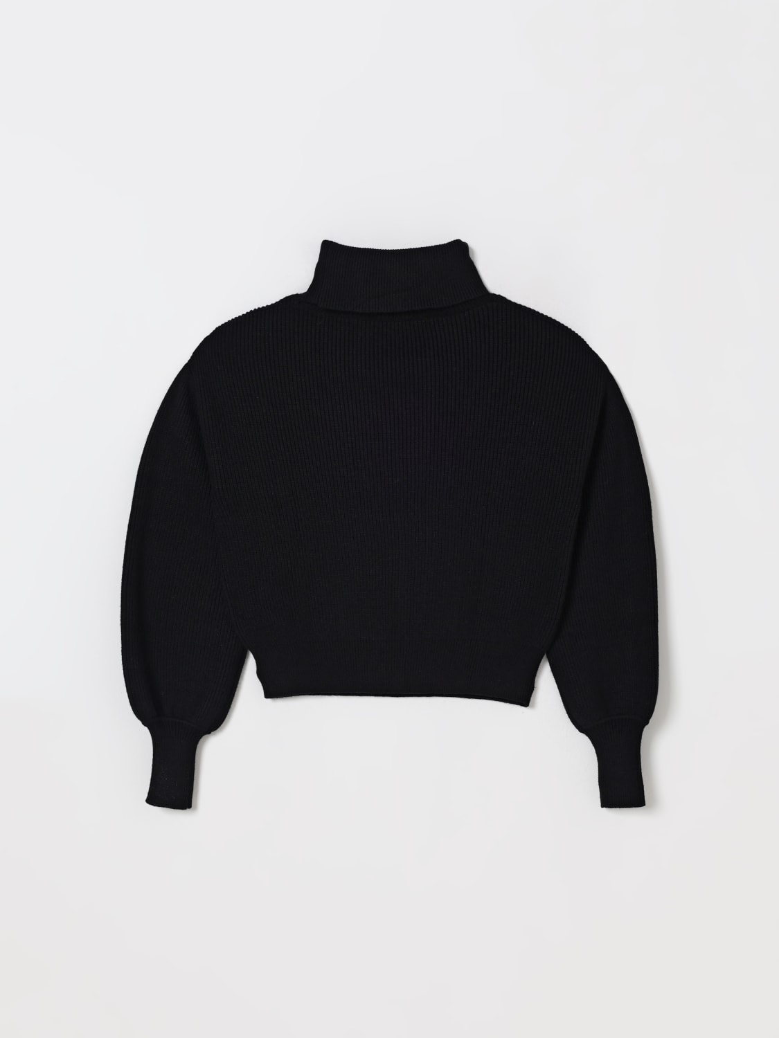 MOSCHINO MAGLIA: Maglione a dolcevita Teddy Moschino, Nero - Img 2