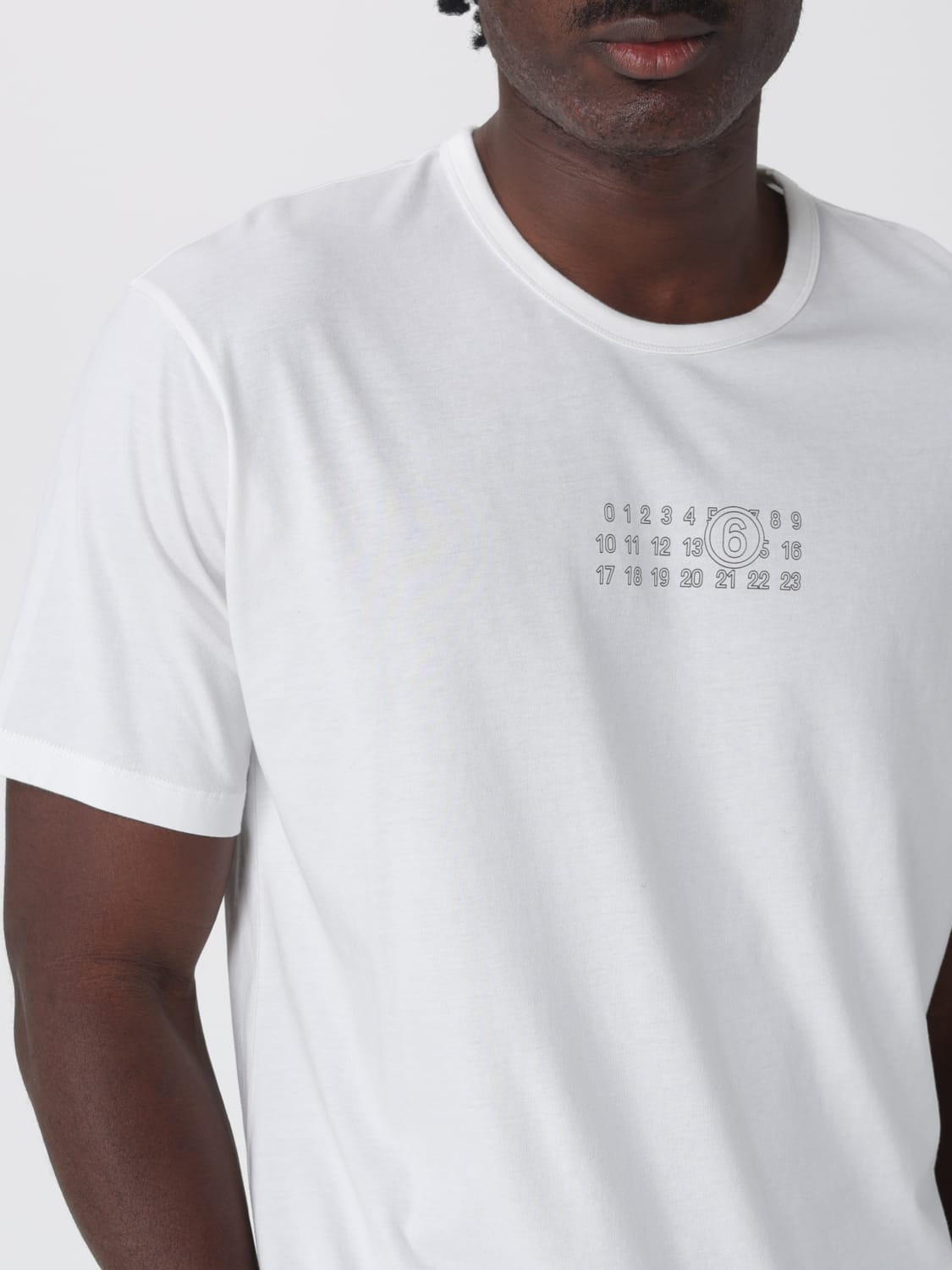 MM6 MAISON MARGIELA T-SHIRT: T-shirt men Mm6 Maison Margiela, White - Img 5
