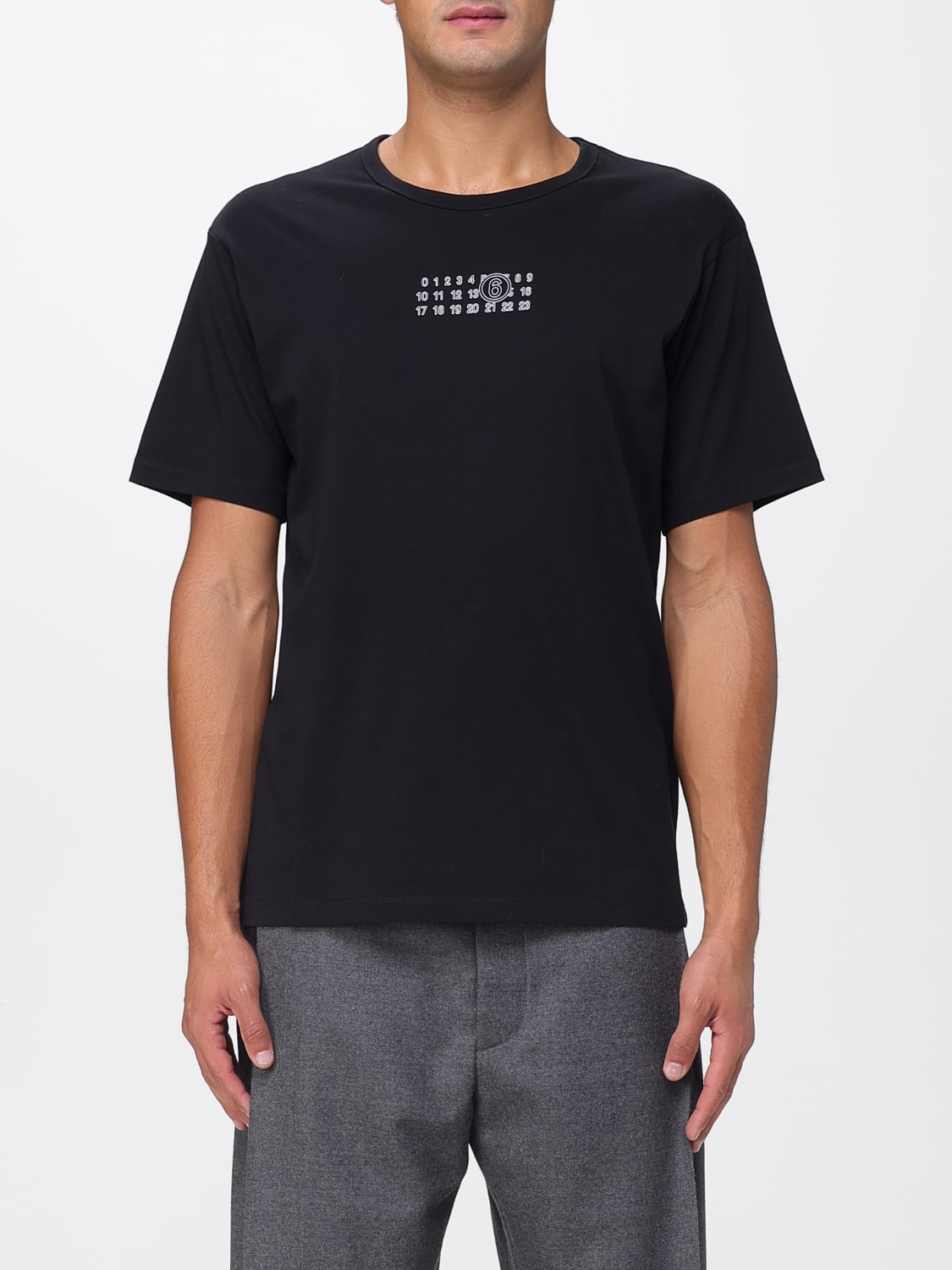 MM6 MAISON MARGIELA CAMISETA: Camiseta hombre Mm6 Maison Margiela, Negro - Img 1