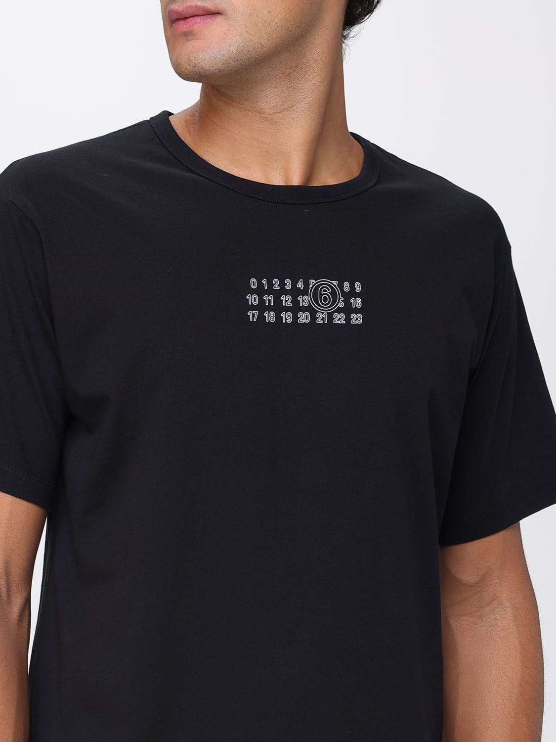 MM6 MAISON MARGIELA CAMISETA: Camiseta hombre Mm6 Maison Margiela, Negro - Img 5